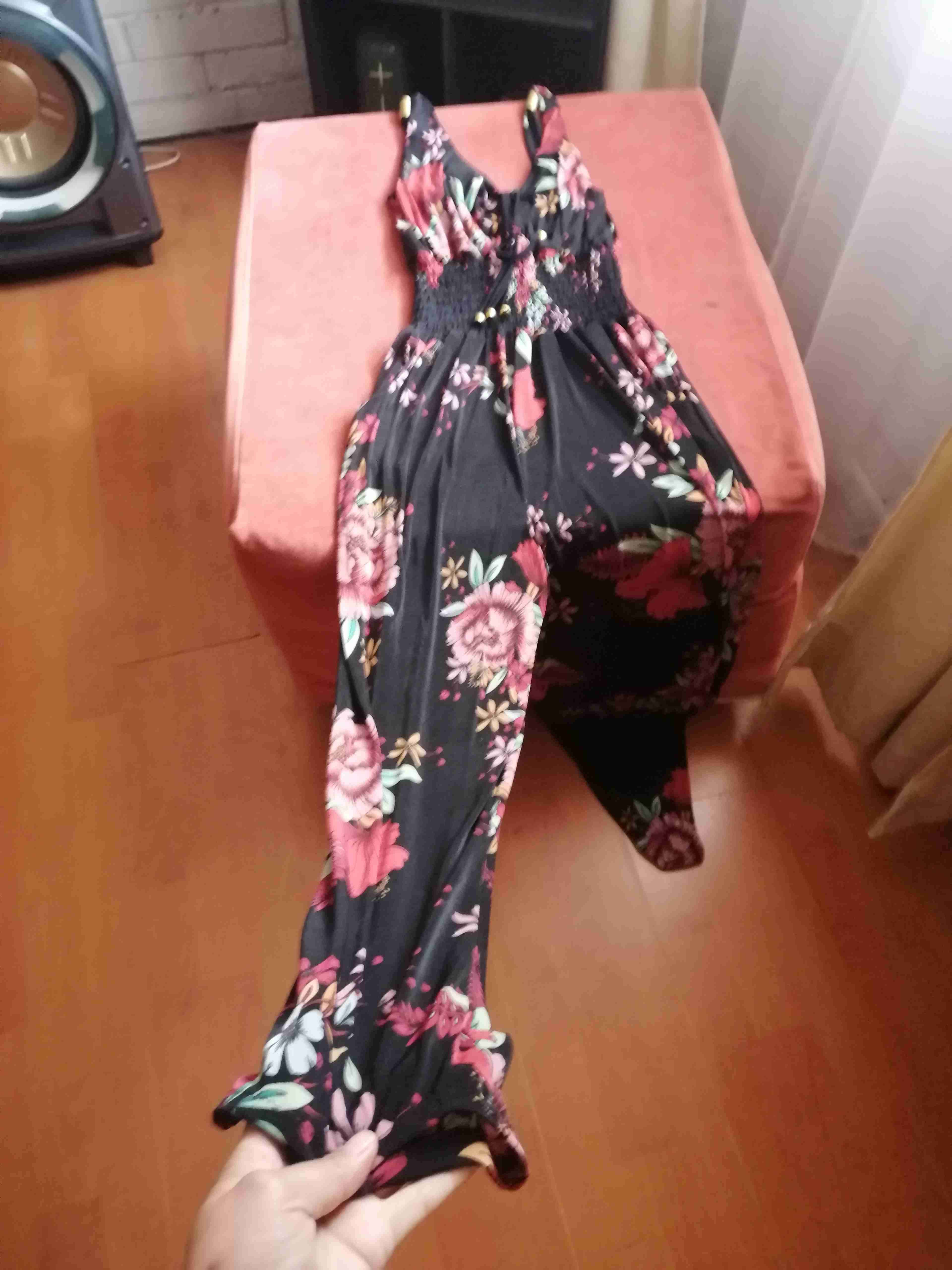 Enterito floral negro