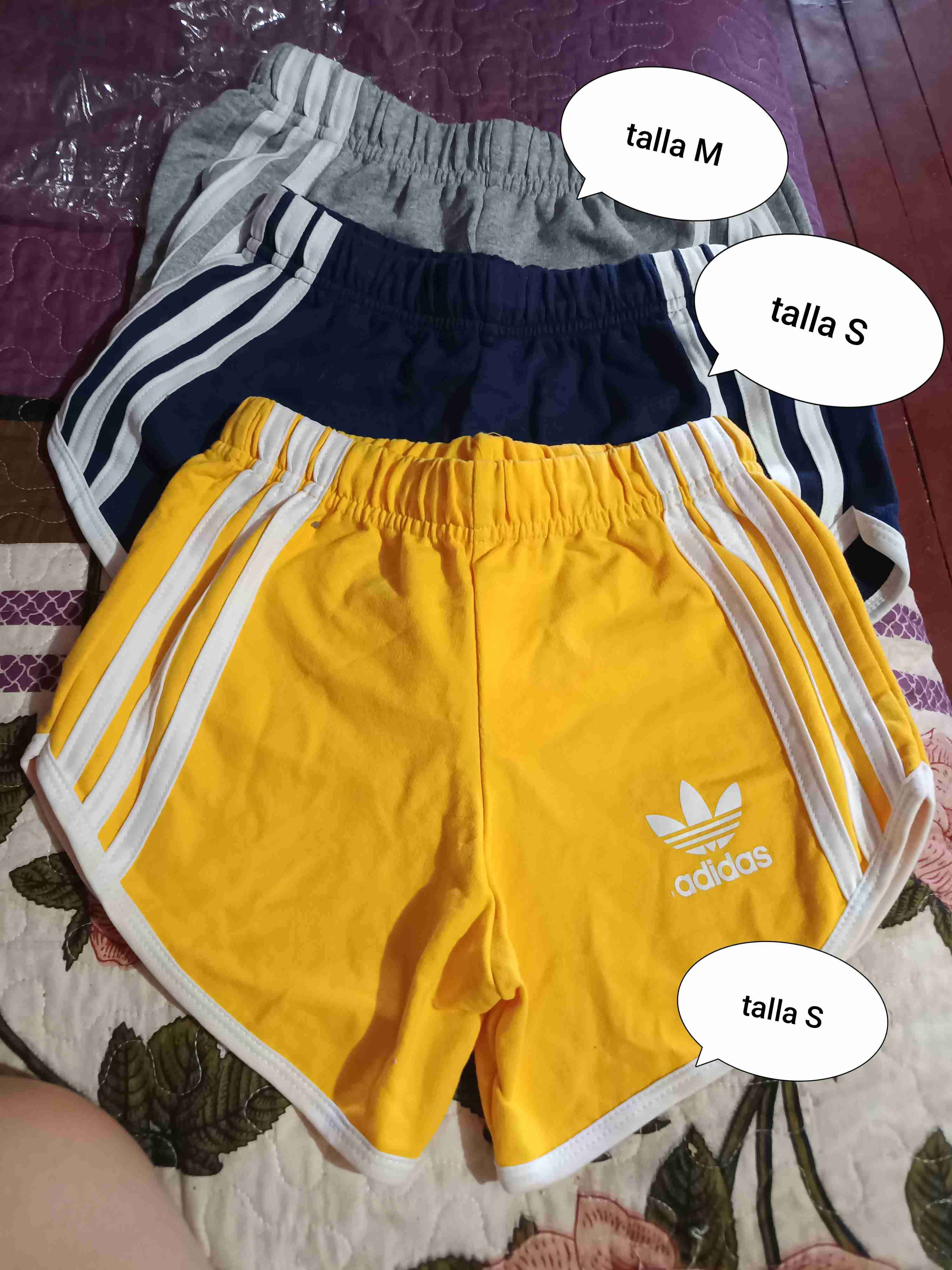 Shorts deportivos adidas varios colores