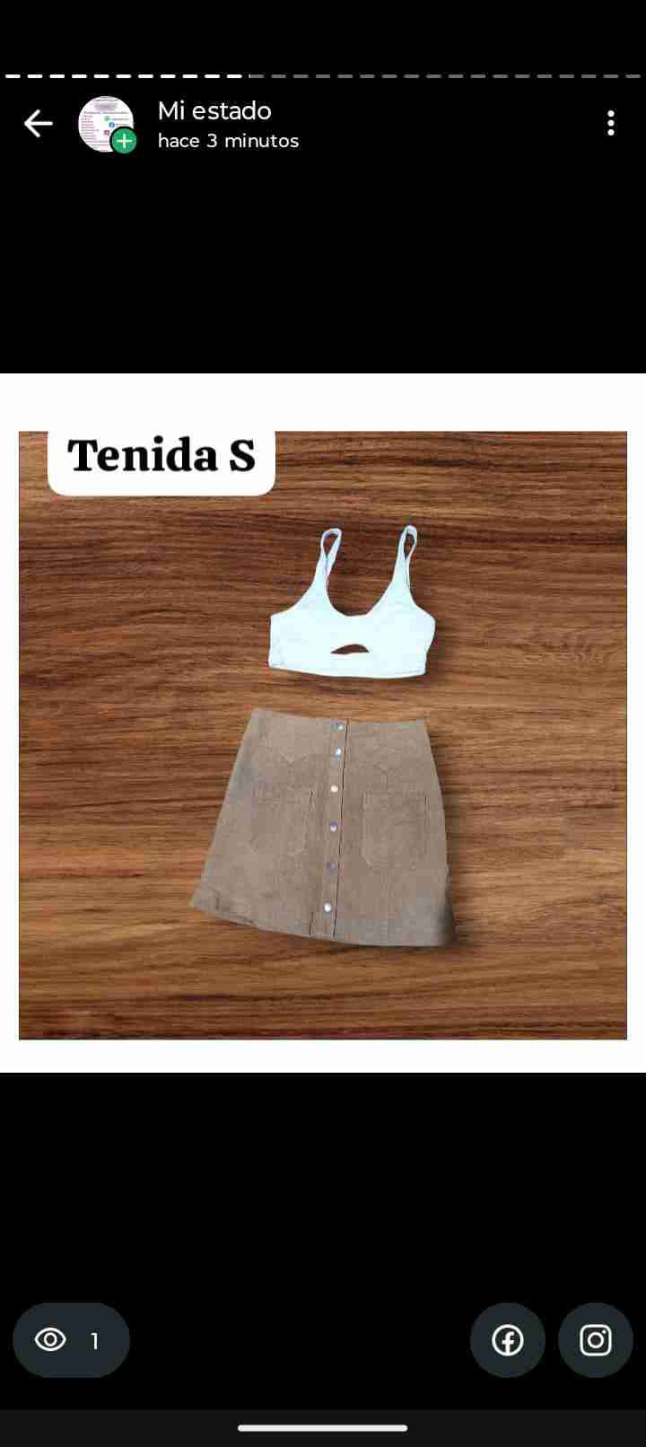 Conjunto blusa y falda - miniatura 6