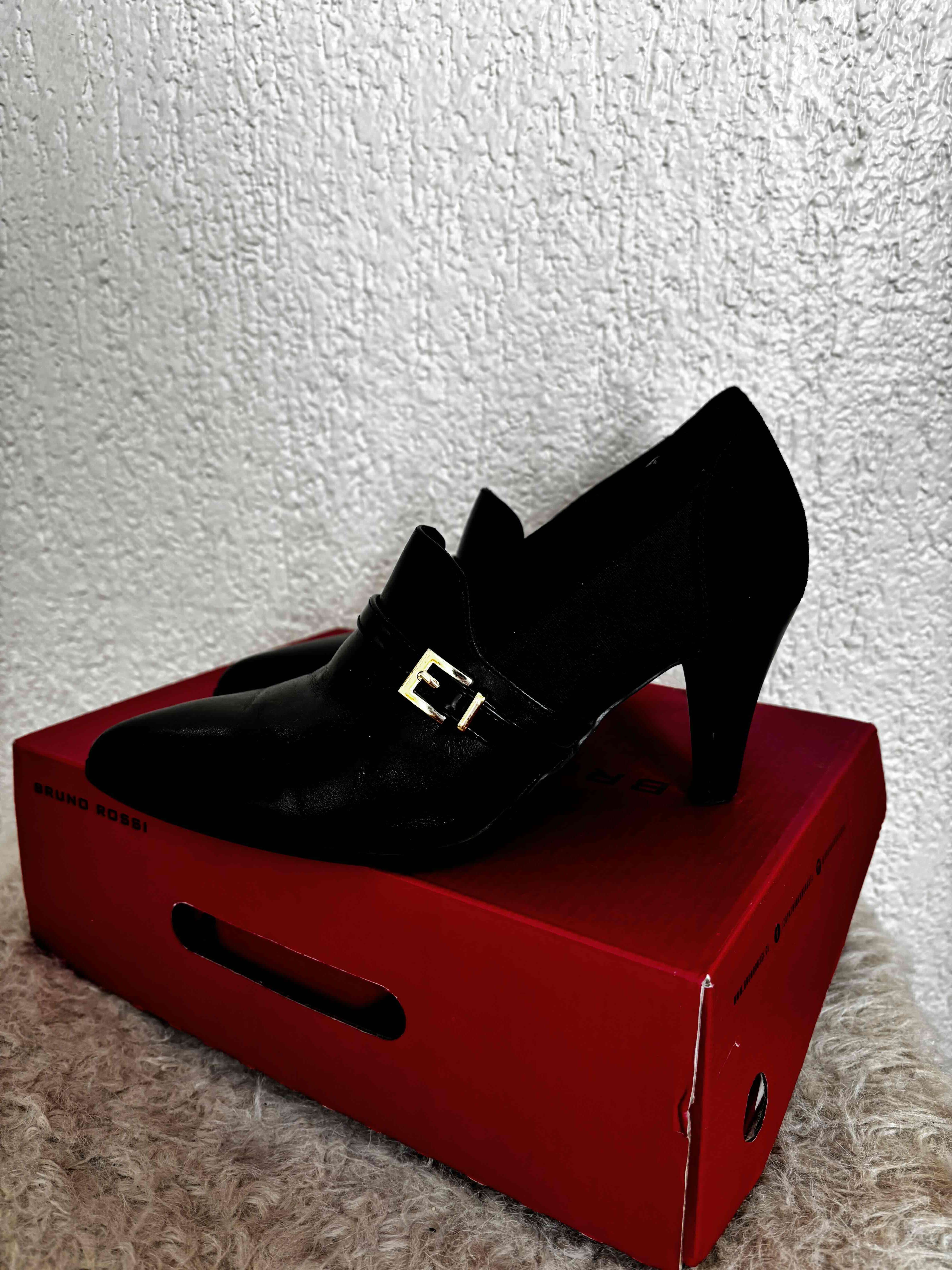 Zapatos de tacón Bruno Rossi negros - miniatura 2