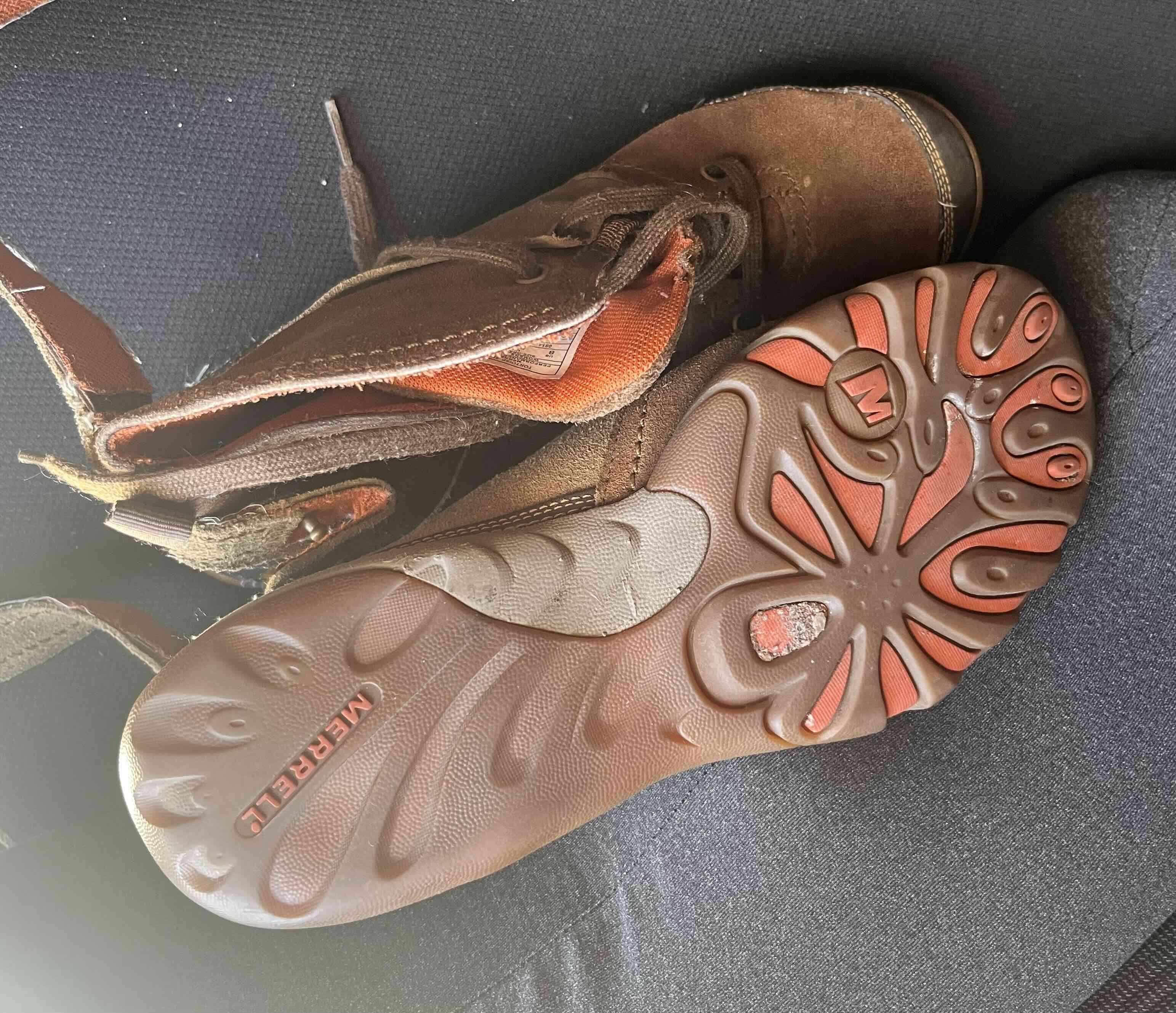 Botas Merrell de gamuza café 38 - miniatura 4