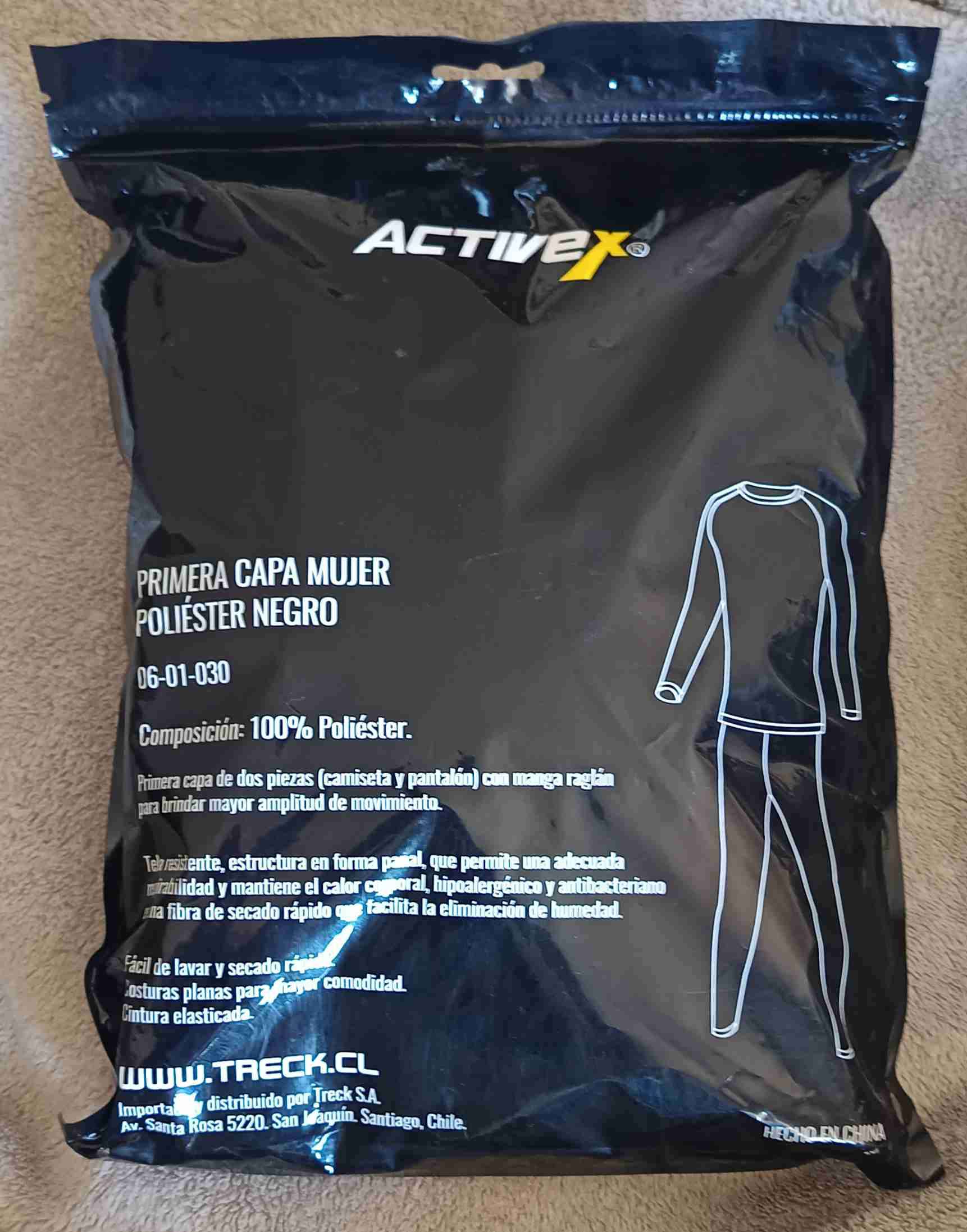 Primera capa mujer poliéster negro L