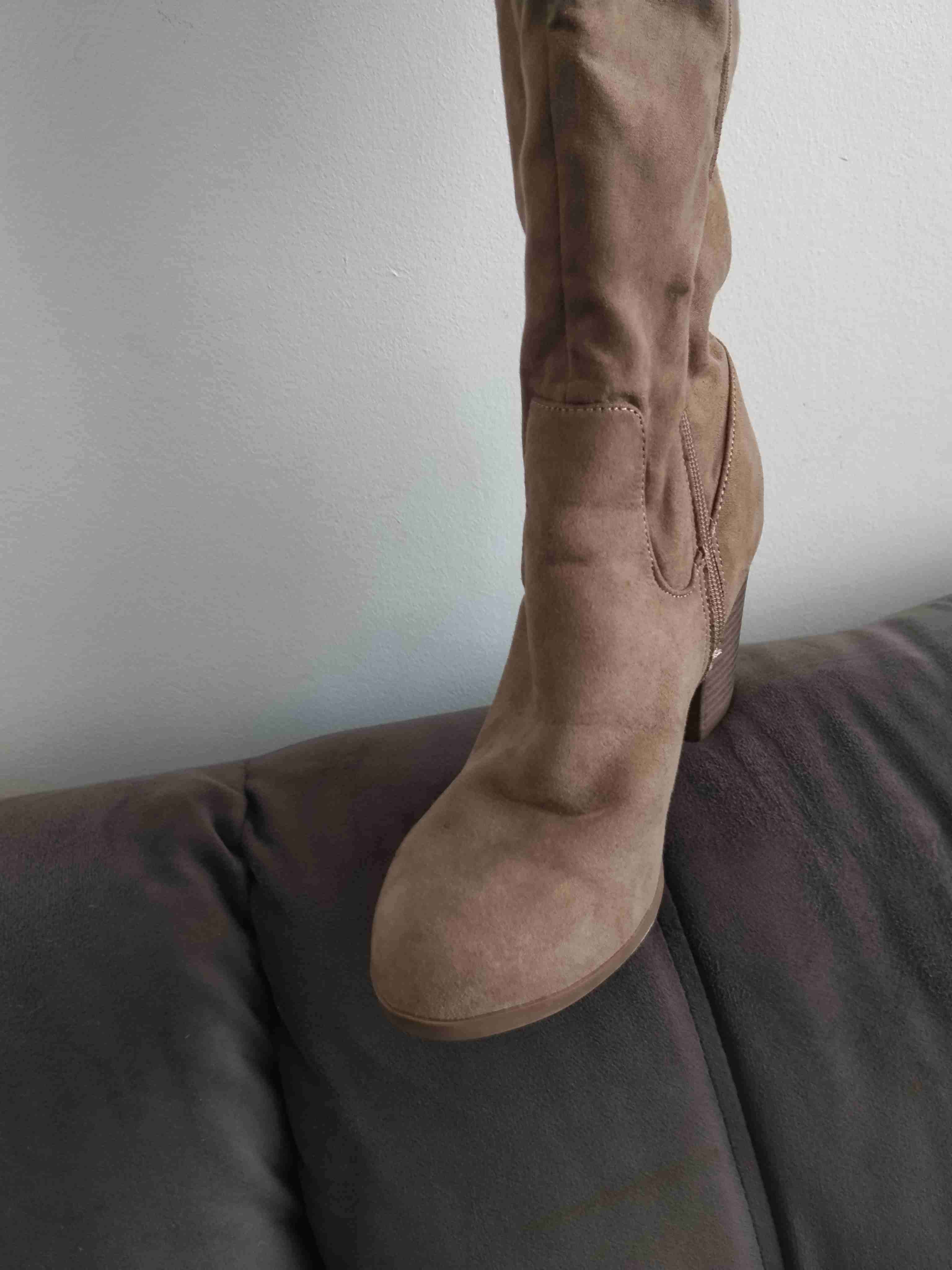 Botas altas color beige - miniatura 4