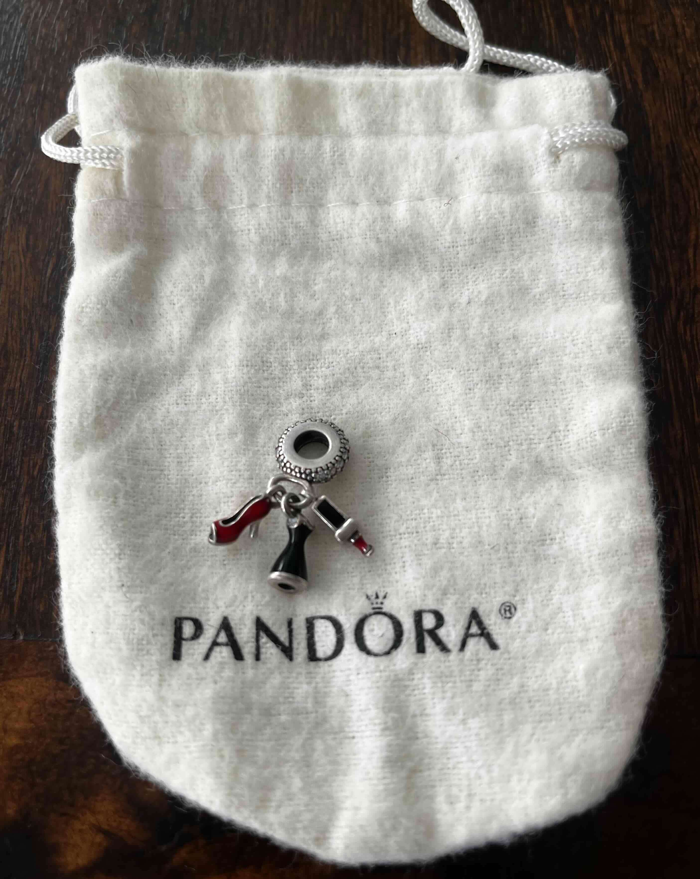 Charm Pandora de plata con esmalte - miniatura 2