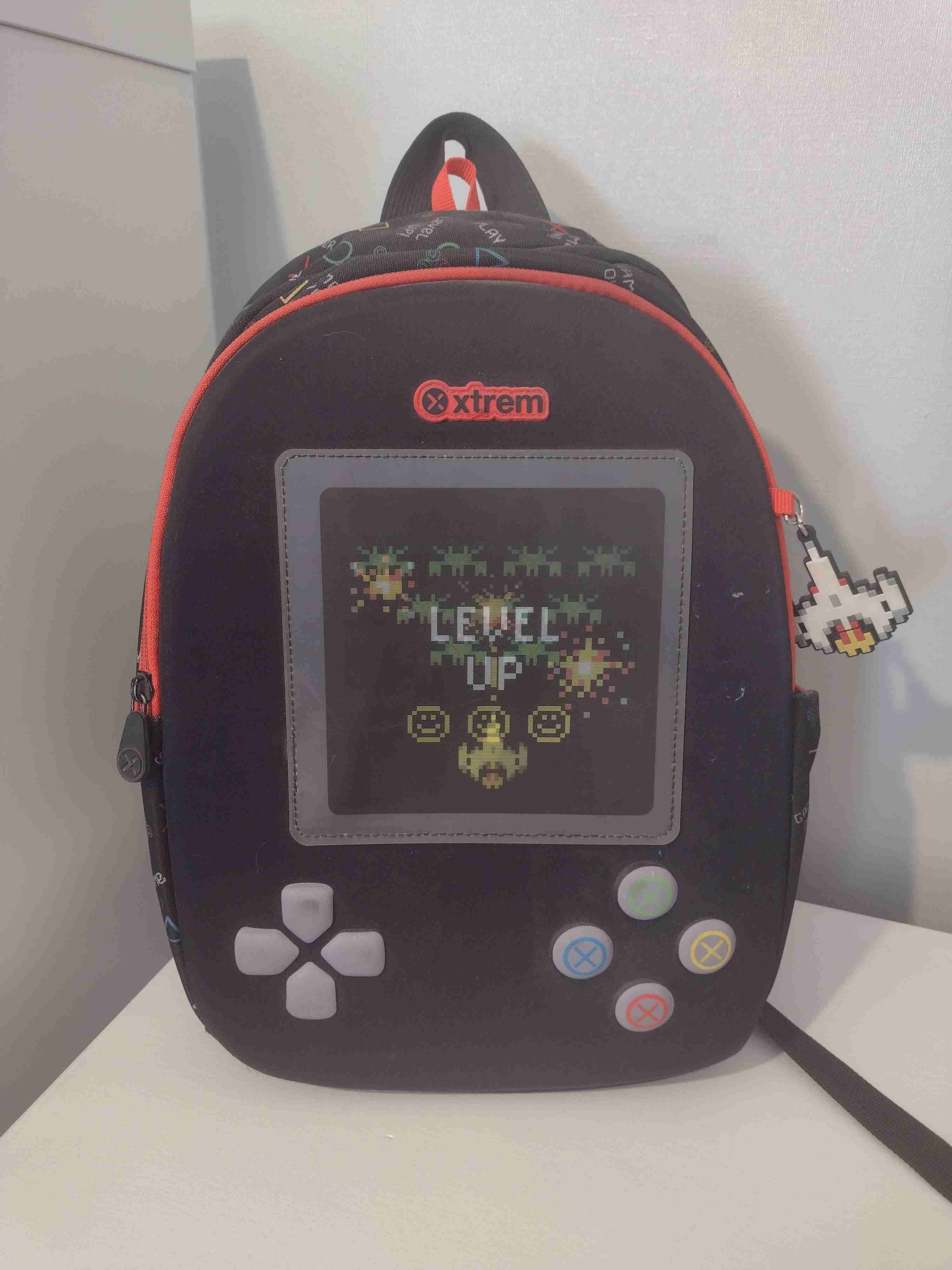 Mochila Xtrem diseño gamer negra