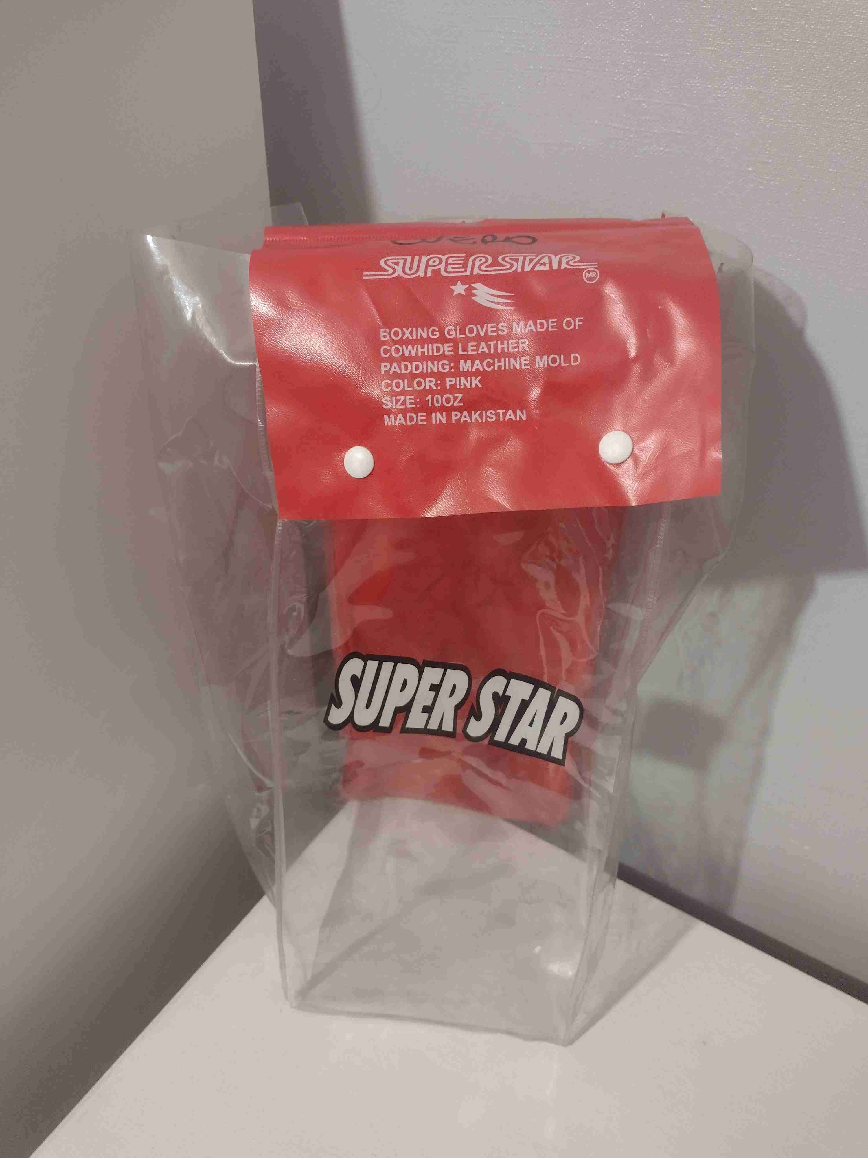 Guantes de boxeo rosas Super Star - miniatura 5