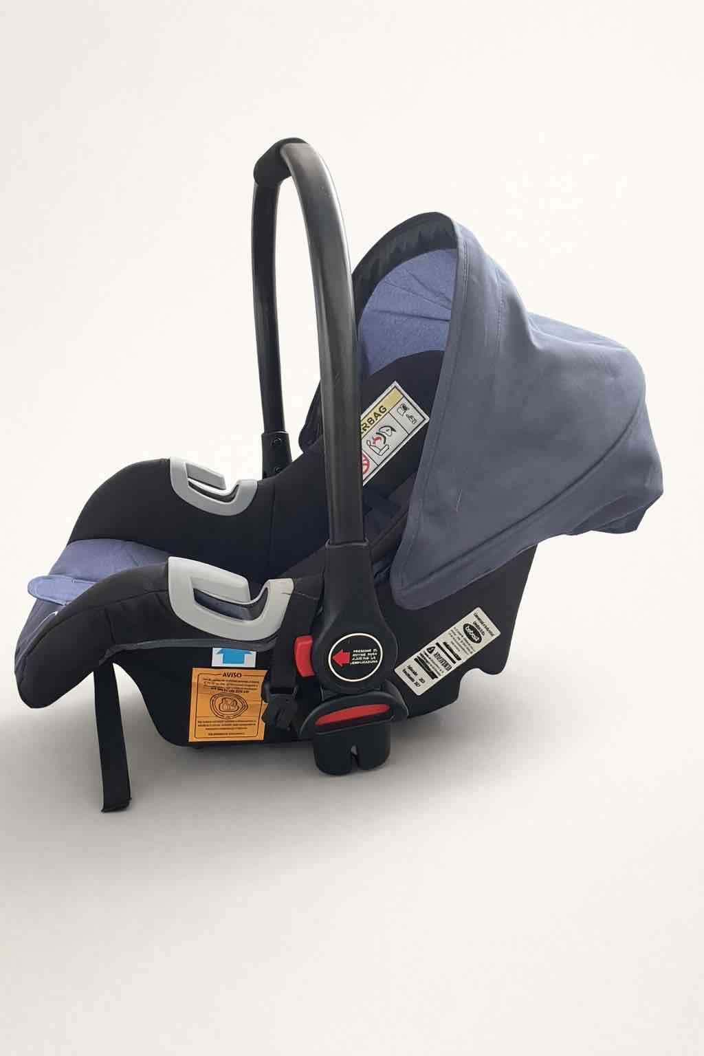 Silla de auto para bebé gris - miniatura 2