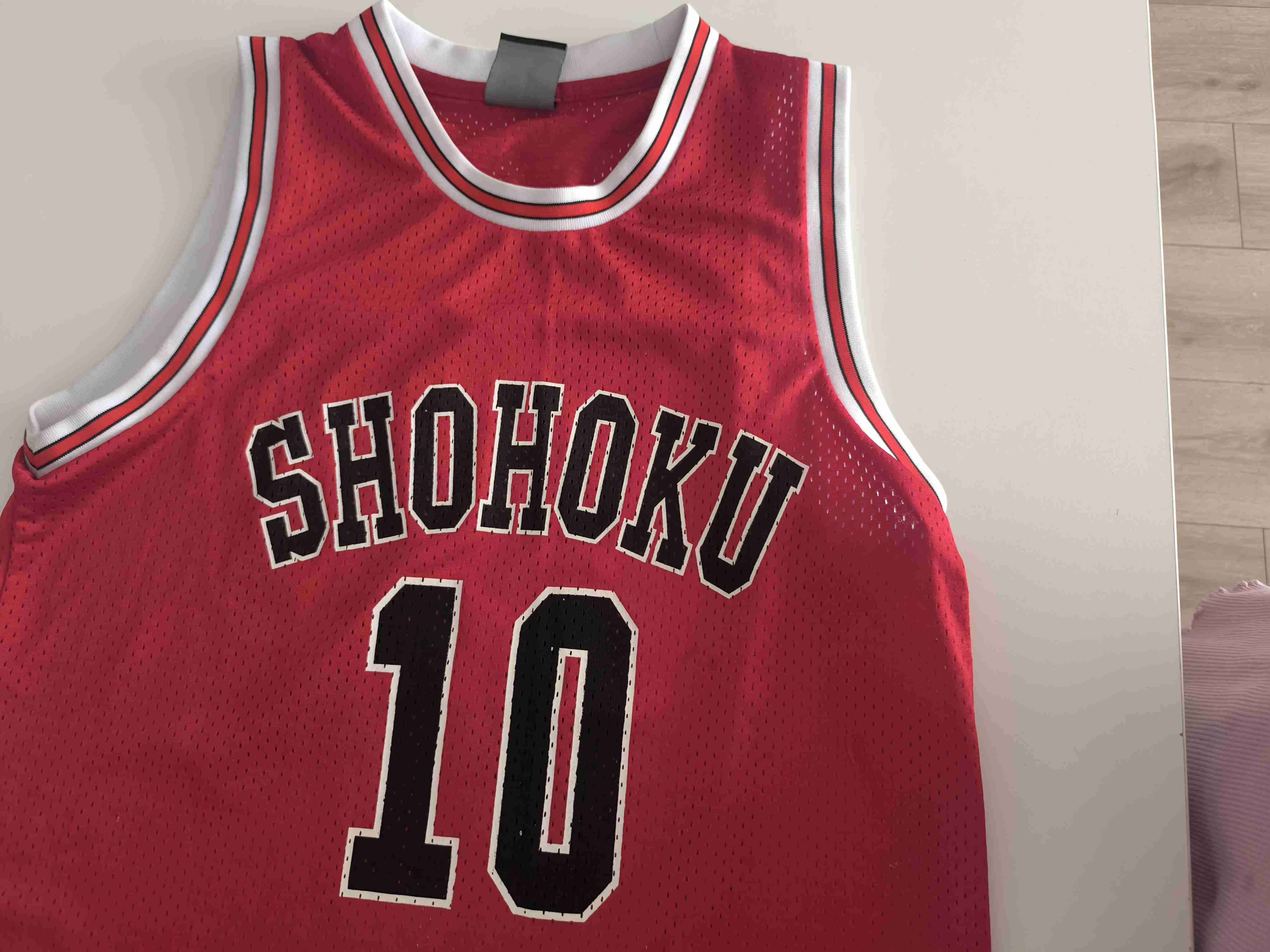Camiseta deportiva Shohoku roja