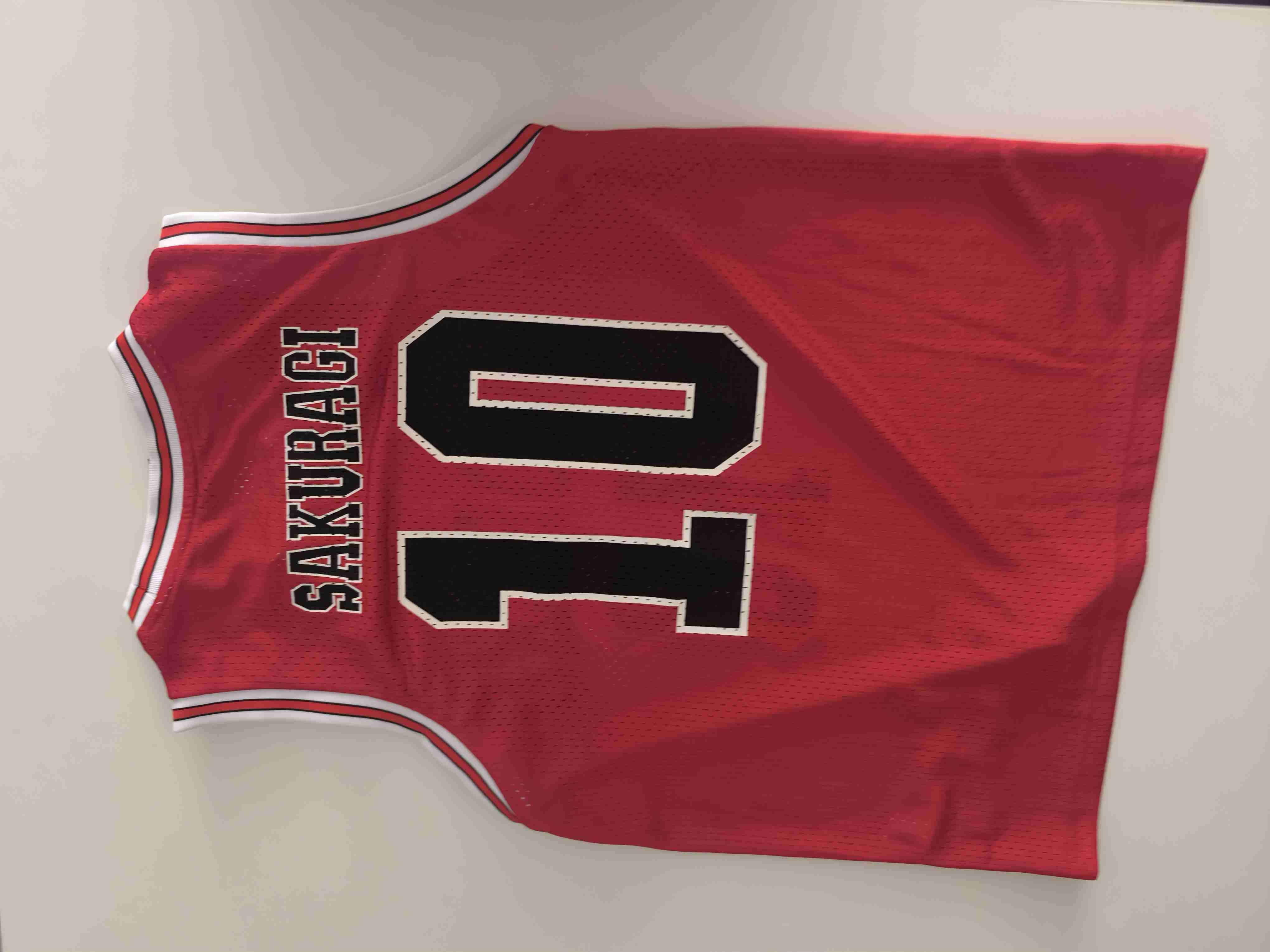 Camiseta deportiva Shohoku roja - miniatura 2