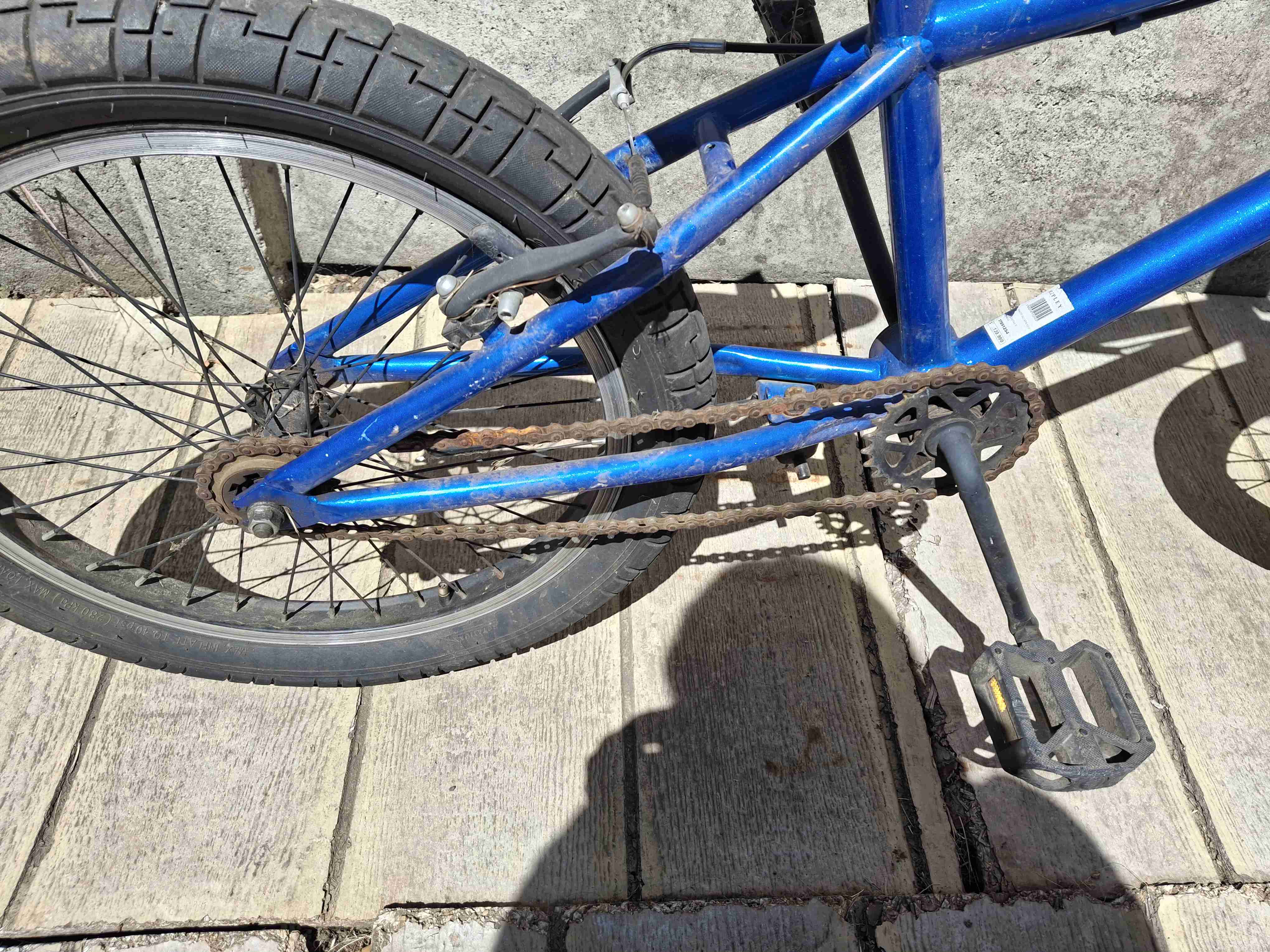 Bicicleta BMX azul Besatti - miniatura 3
