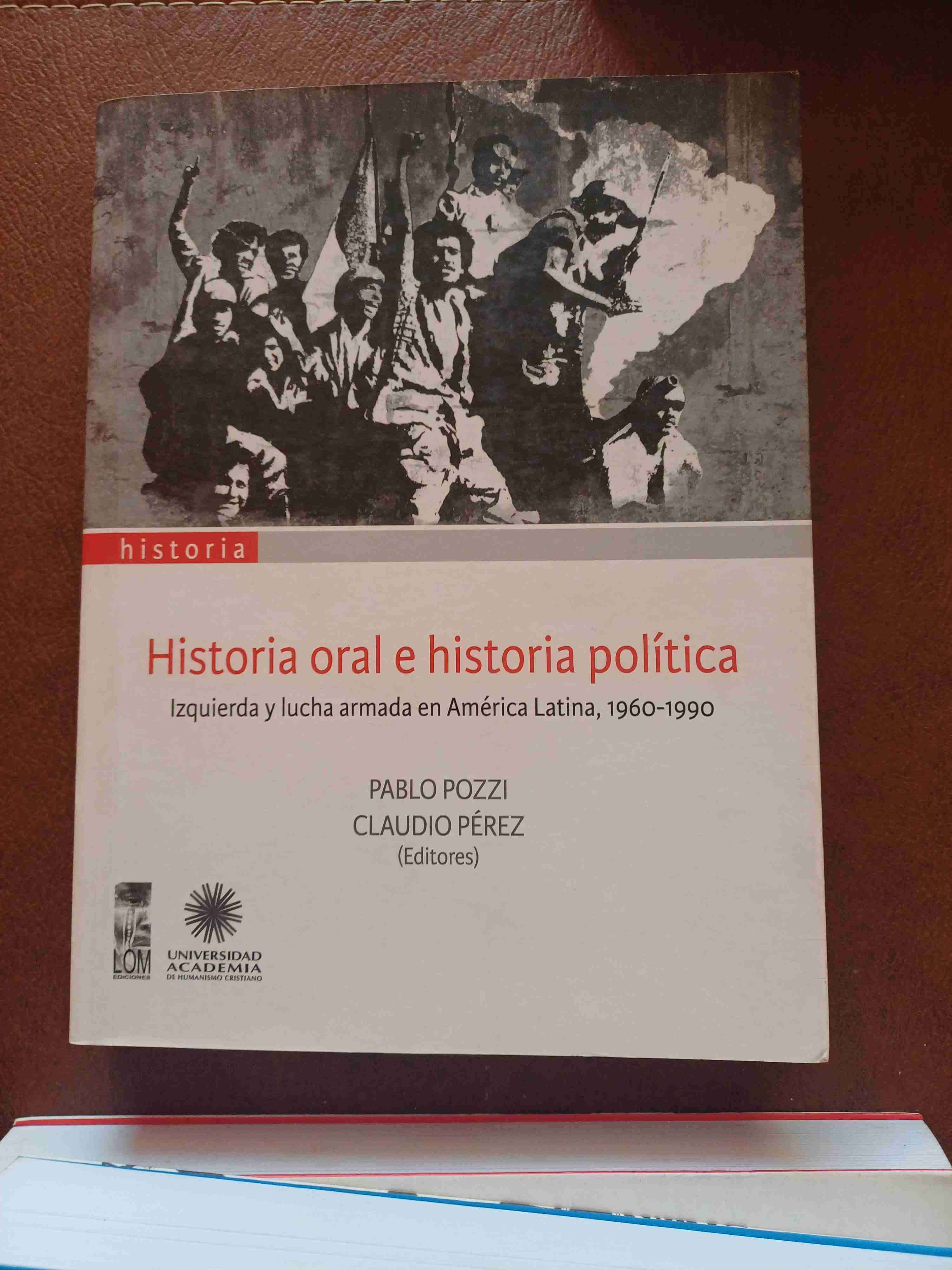 Libro Historia oral e historia política
