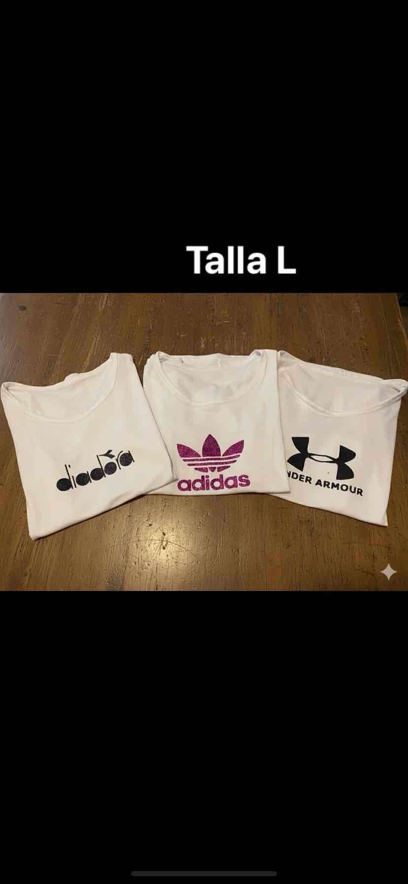 Poleras deportivas de marcas talla L
