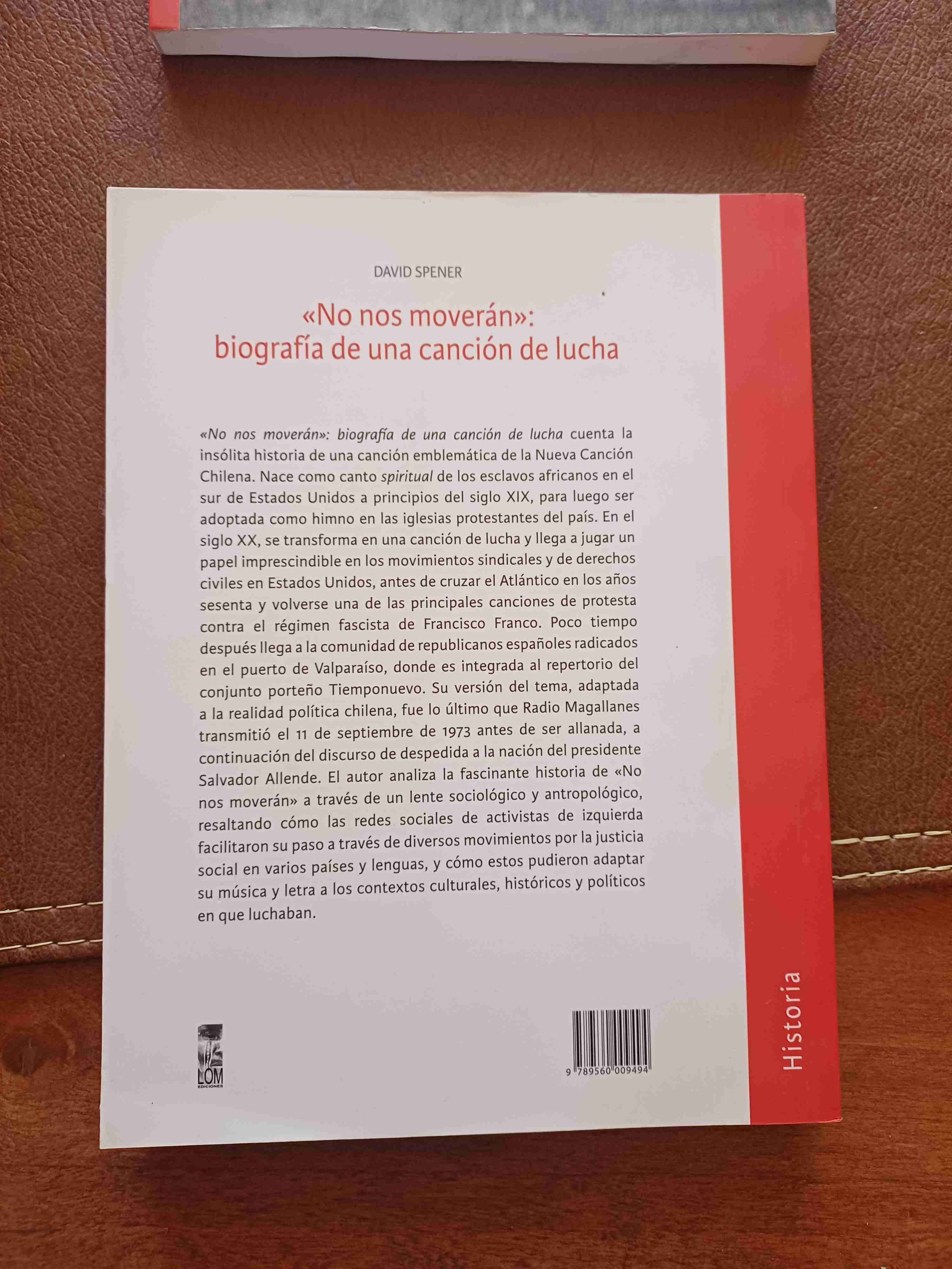 Libro 'No nos moverán' de David Spener - miniatura 2