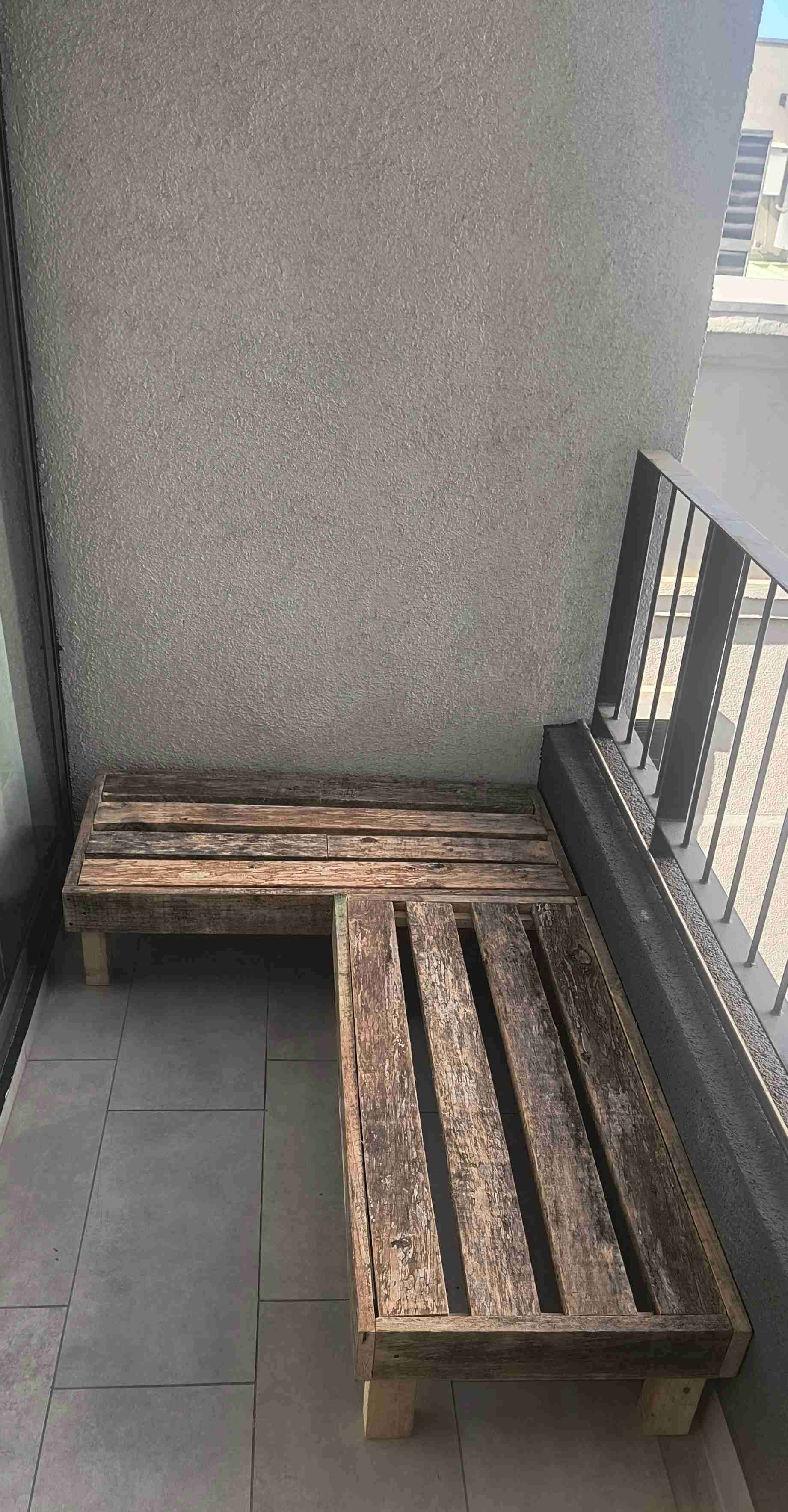 Bancos de terraza de madera - miniatura 6