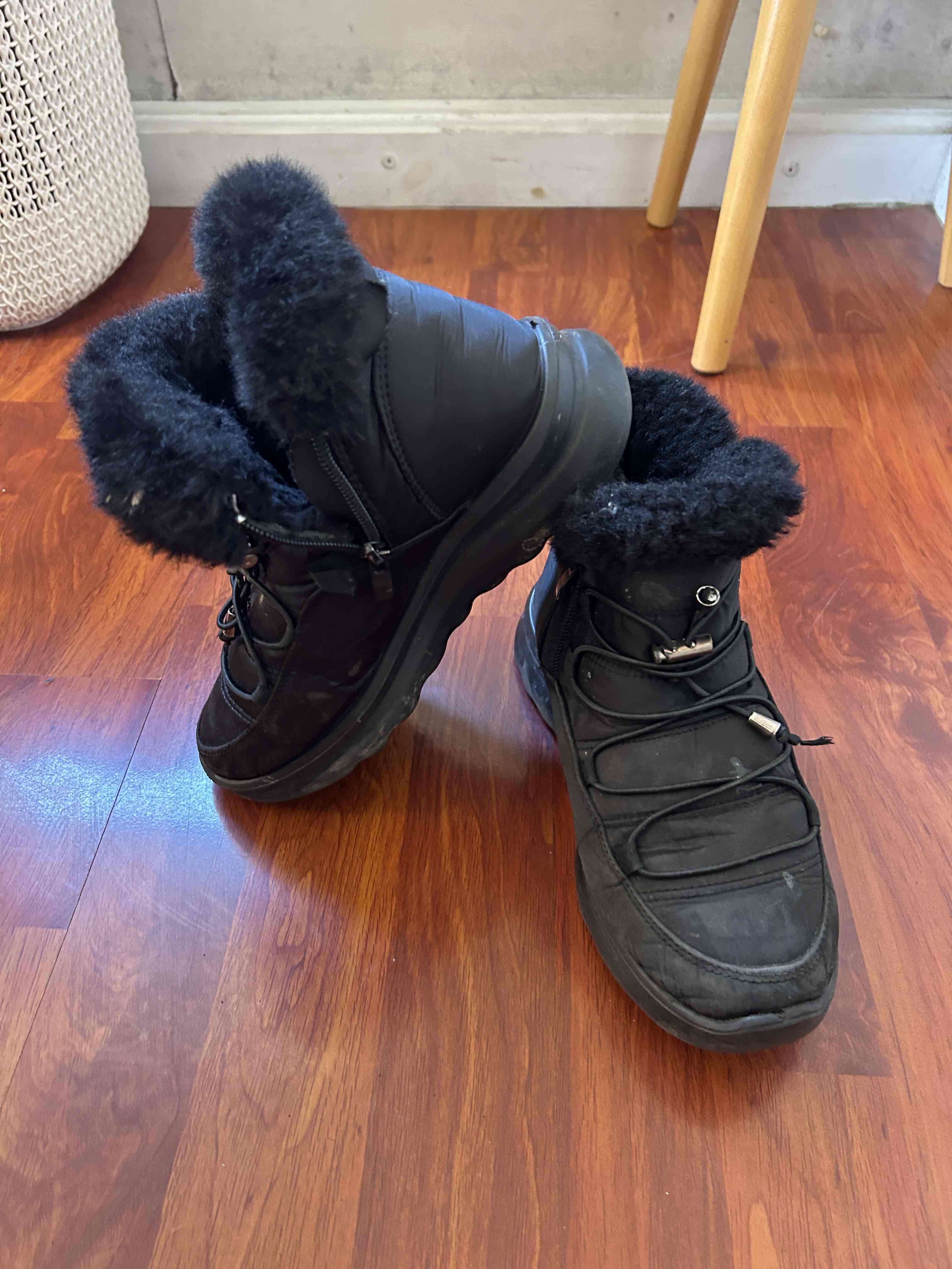 Botas de invierno negras con forro