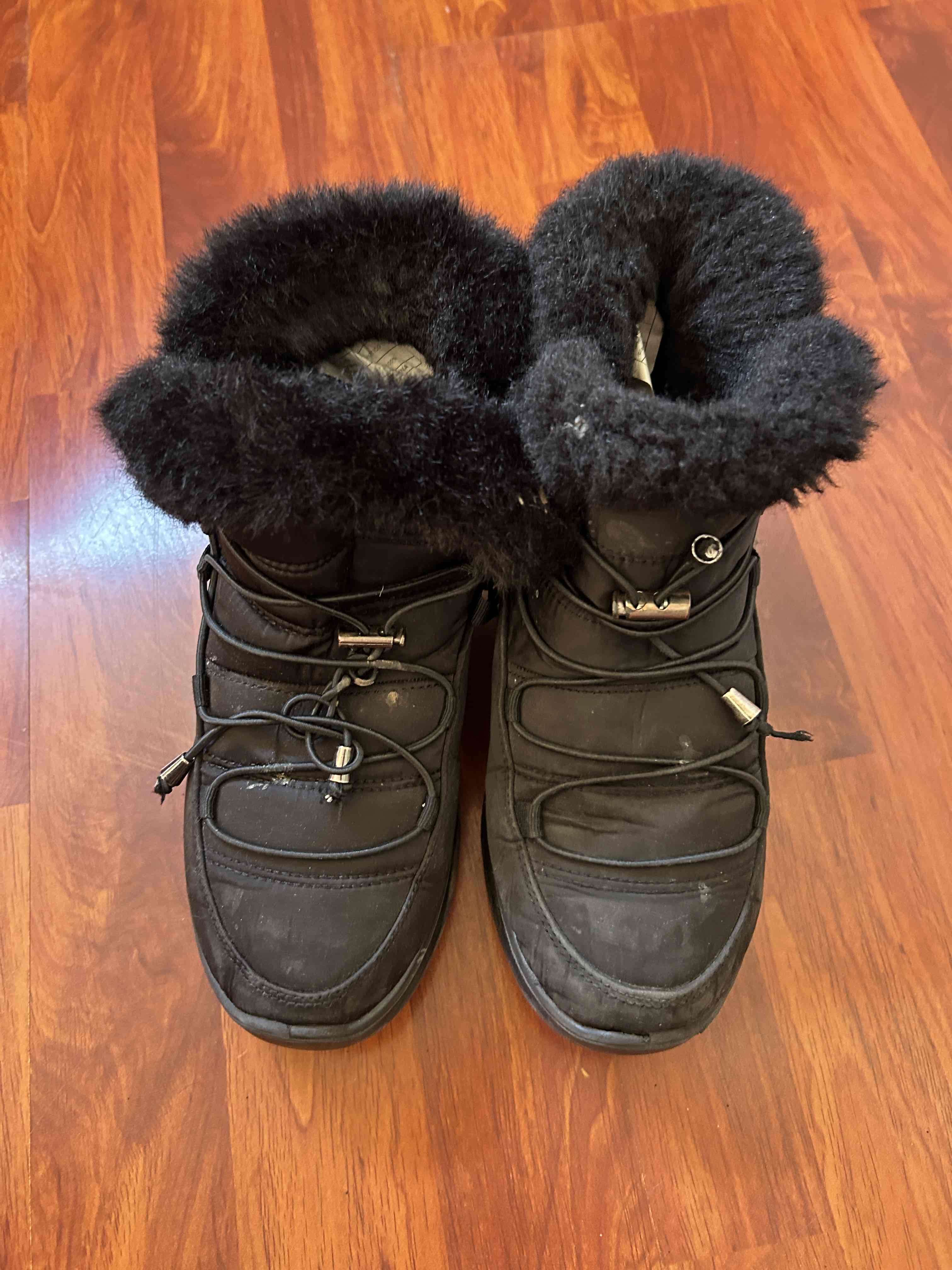 Botas de invierno negras con forro - miniatura 2