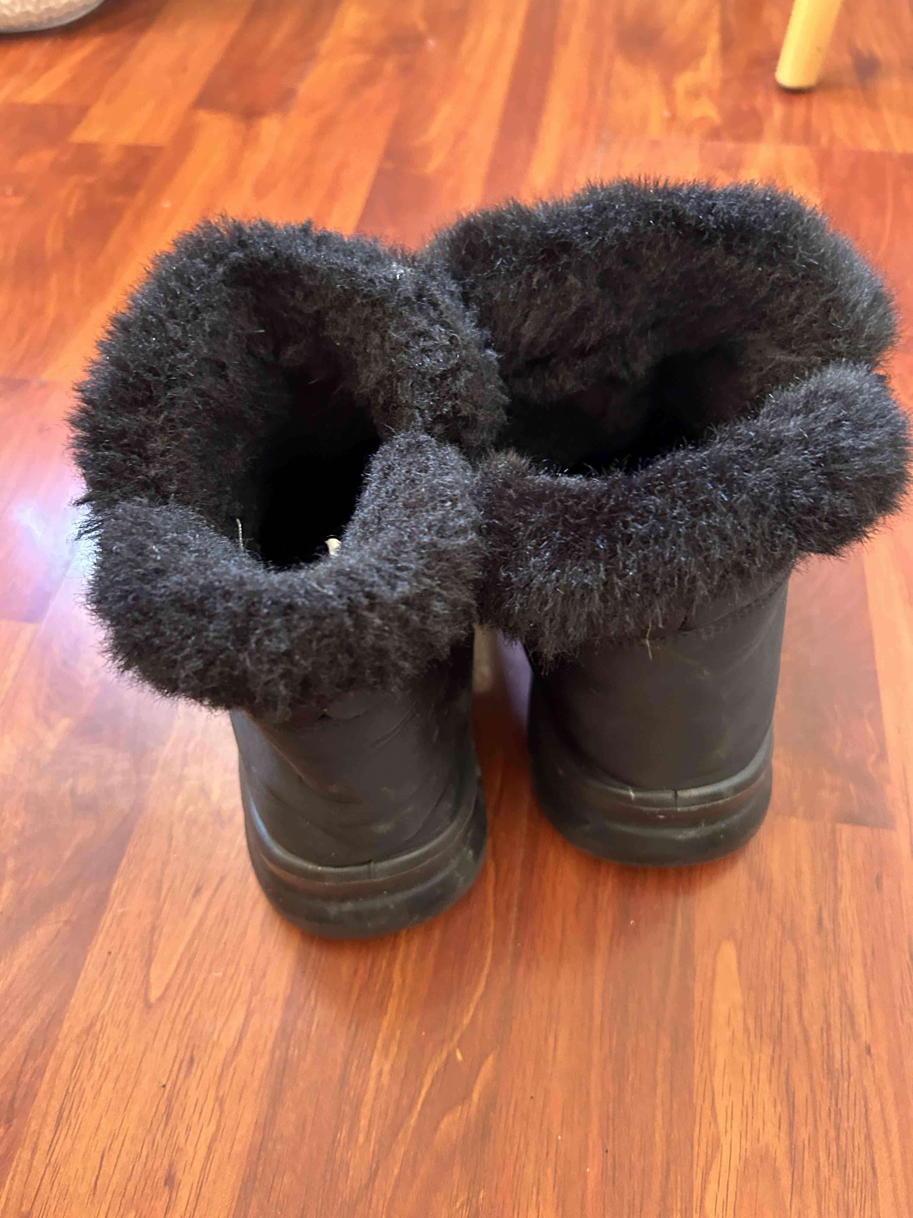 Botas de invierno negras con forro - miniatura 3
