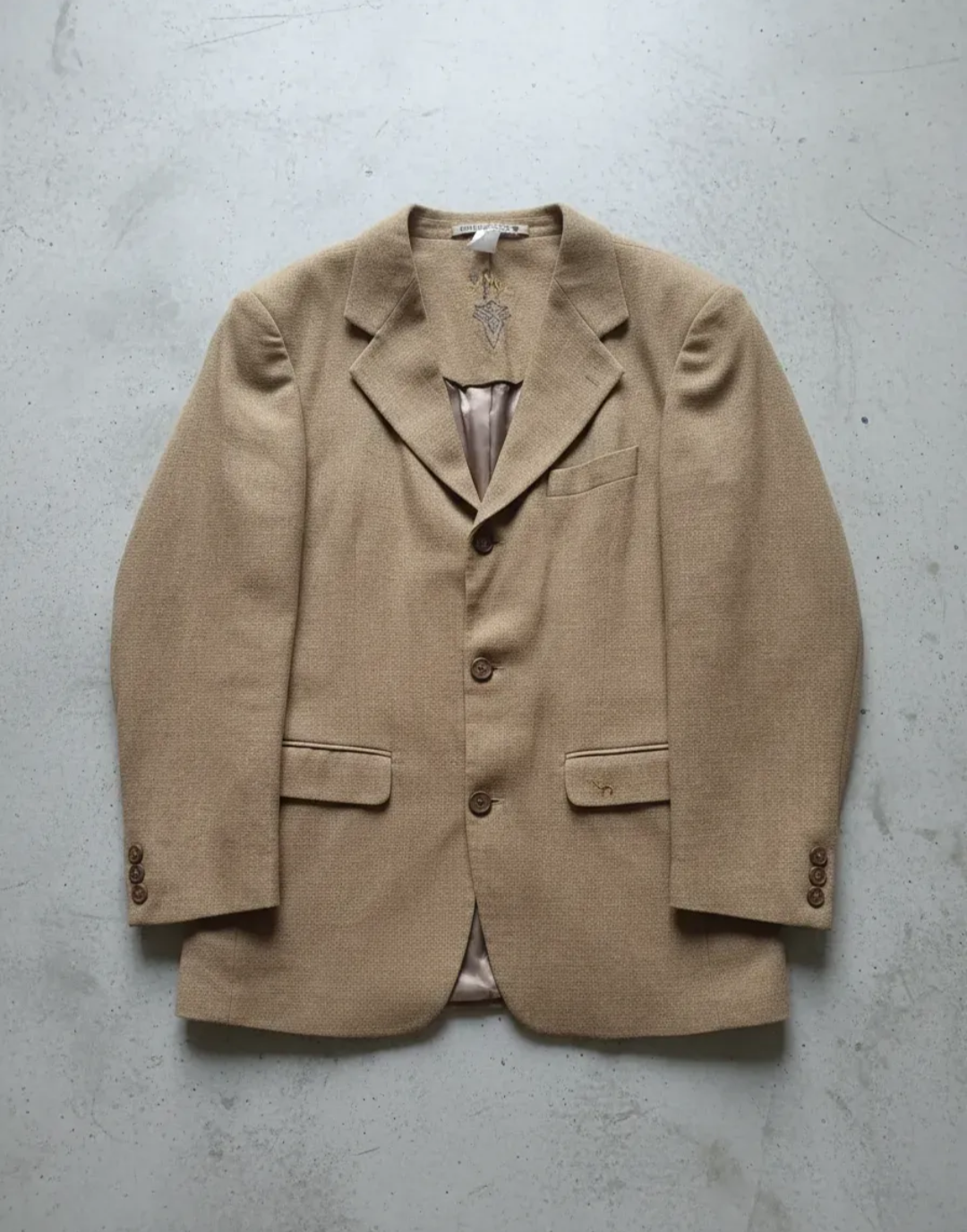 Blazer hombre beige clásico - 6