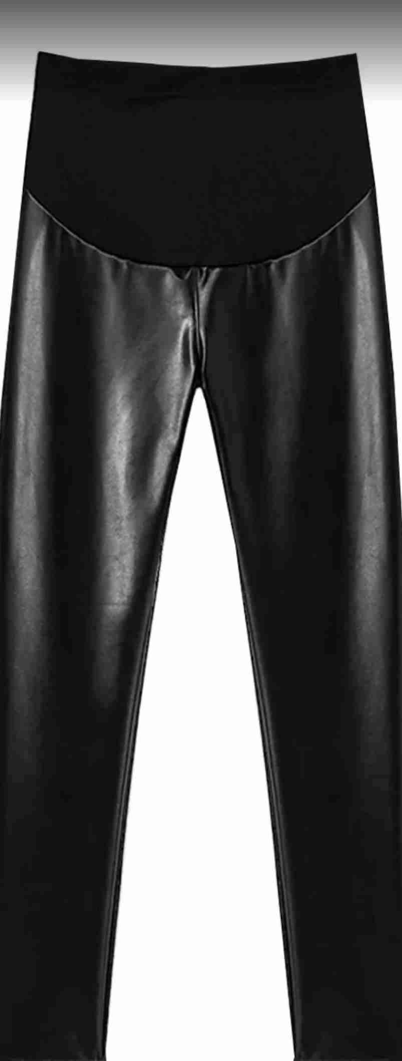 Legging maternal eco cuero negro Xl - miniatura 2