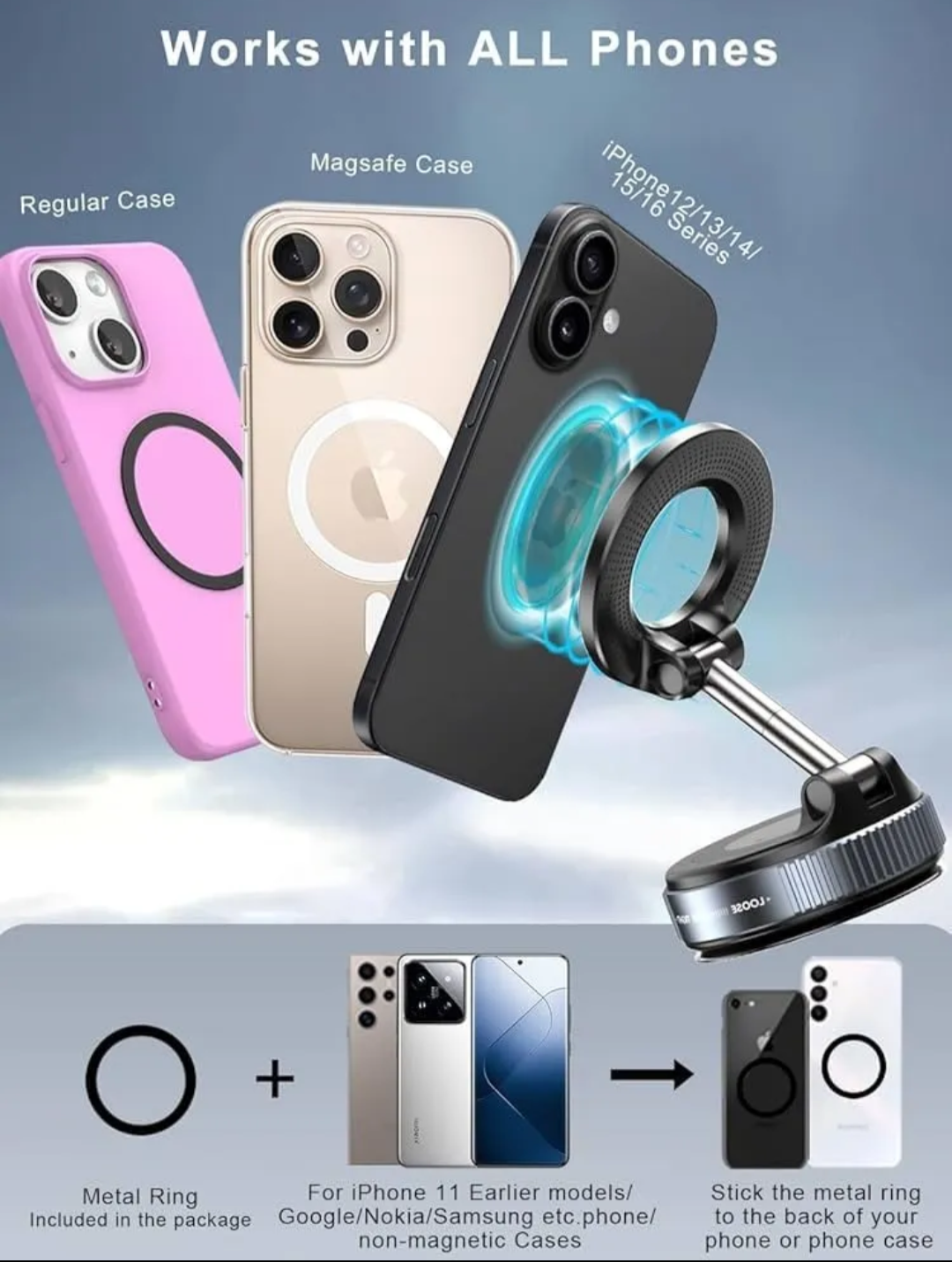 Soporte magnético para celular - miniatura 5