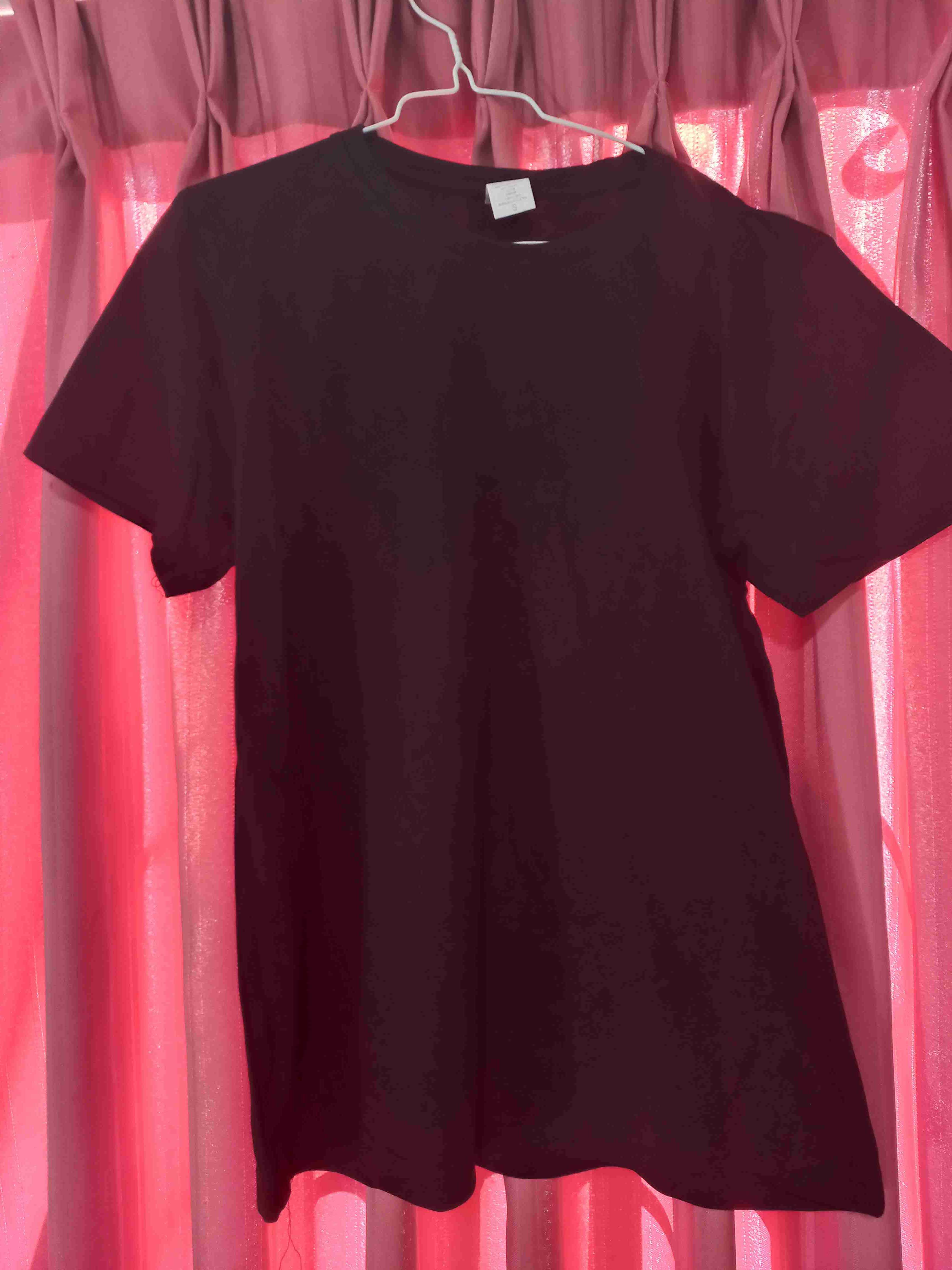 Polera negra básica talla s