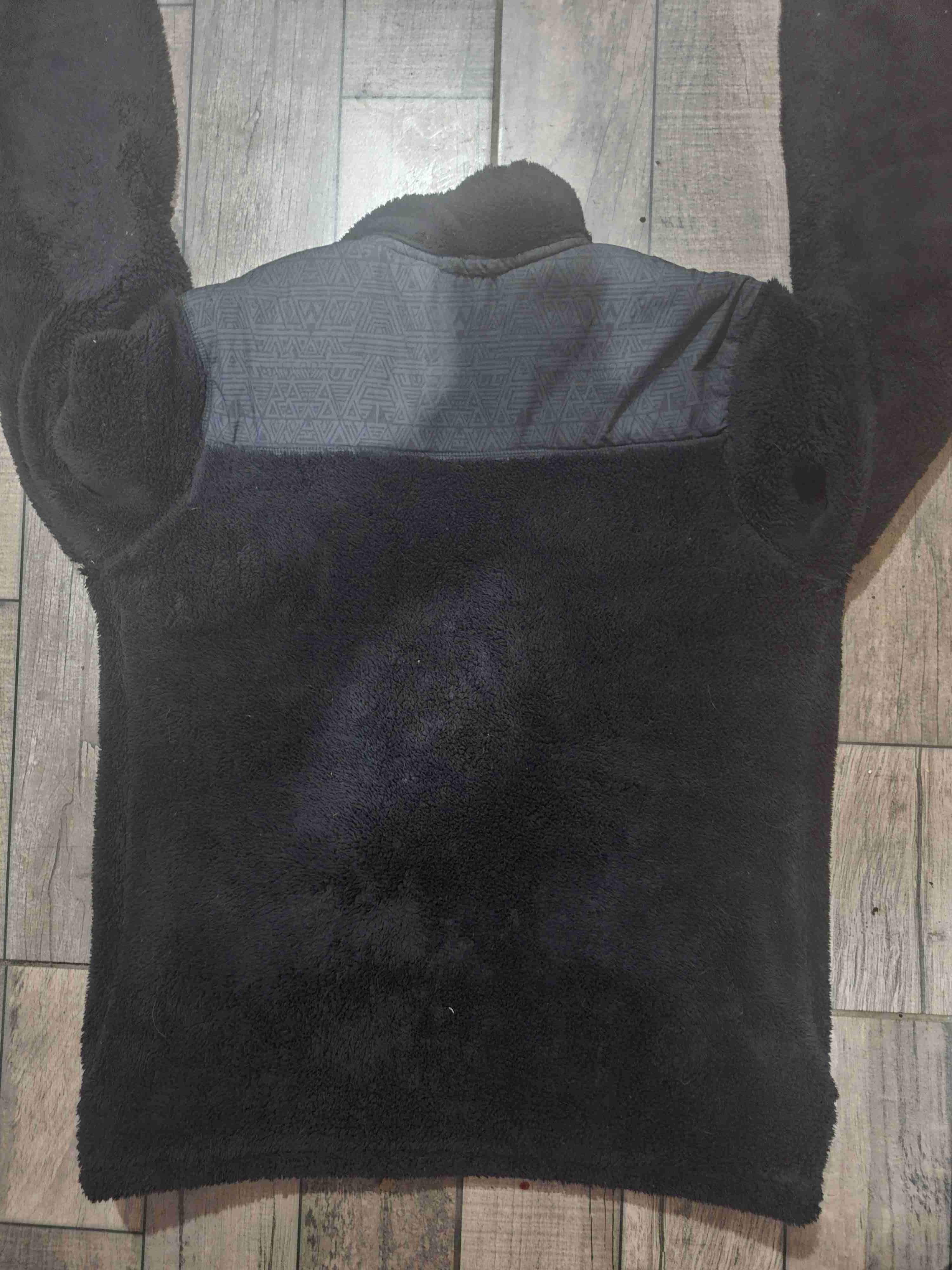 Chaqueta polar negra fiorucci original talla s