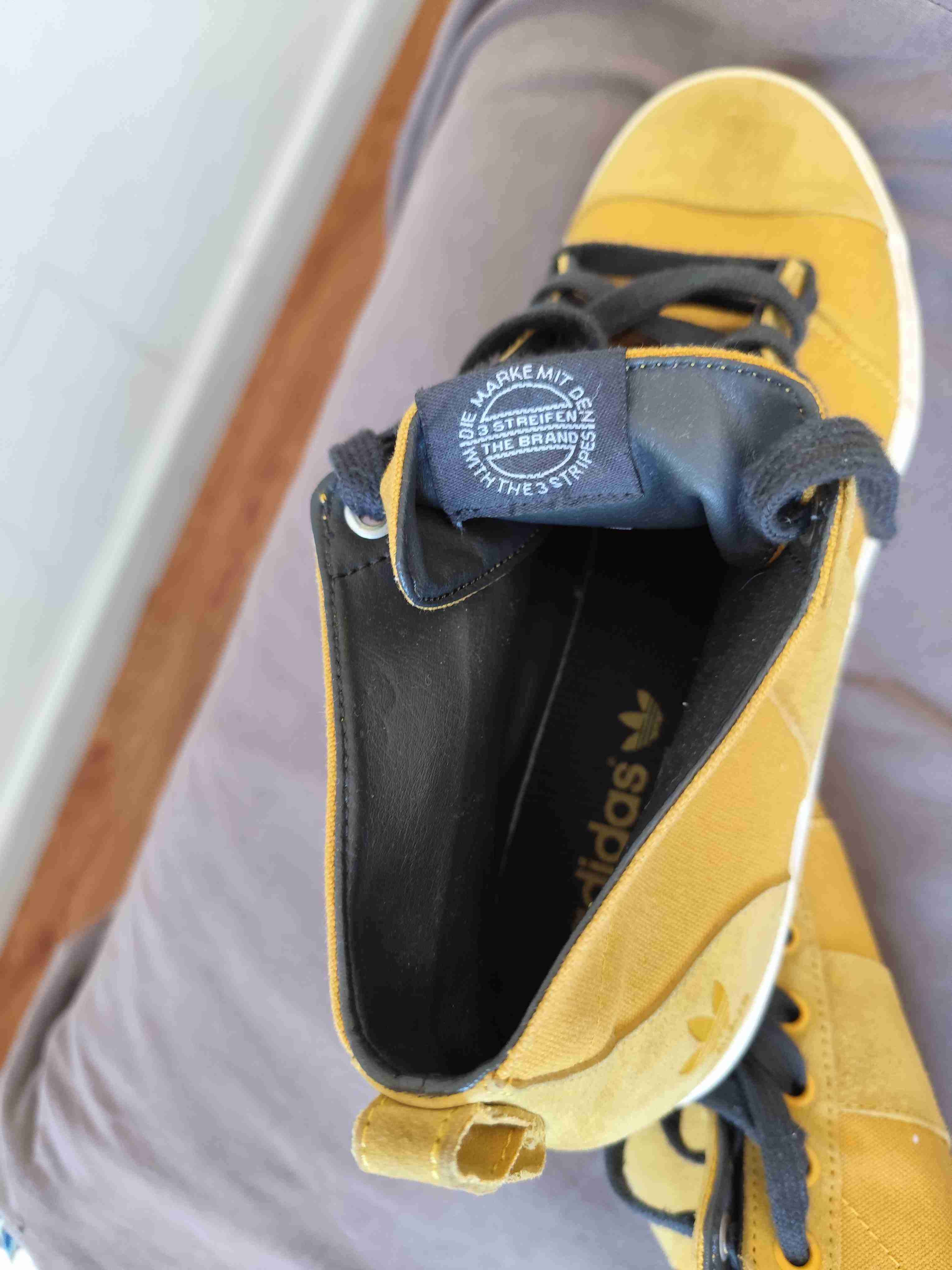 Zapatillas altas color mostaza - miniatura 3