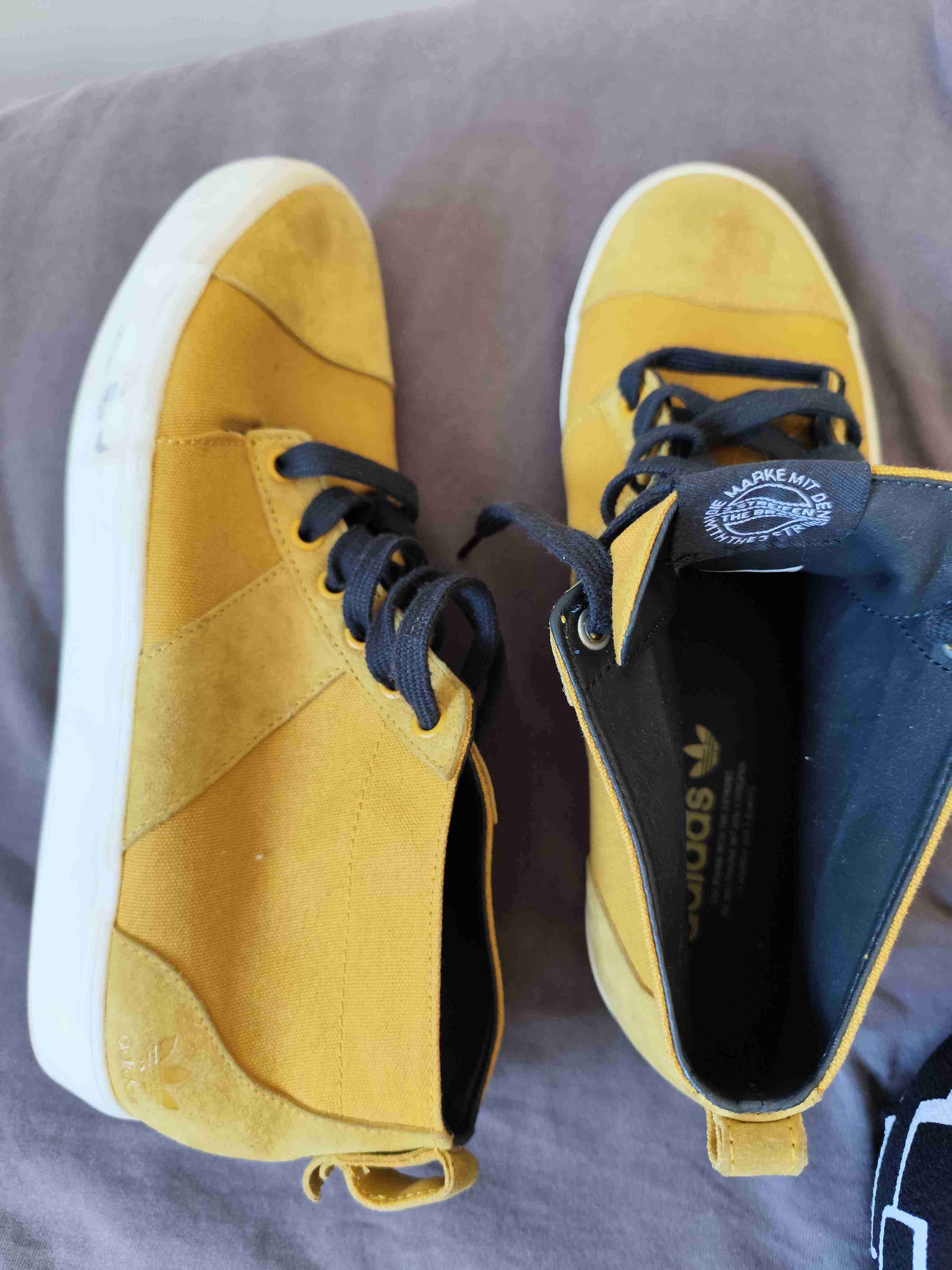 Zapatillas altas color mostaza - miniatura 5