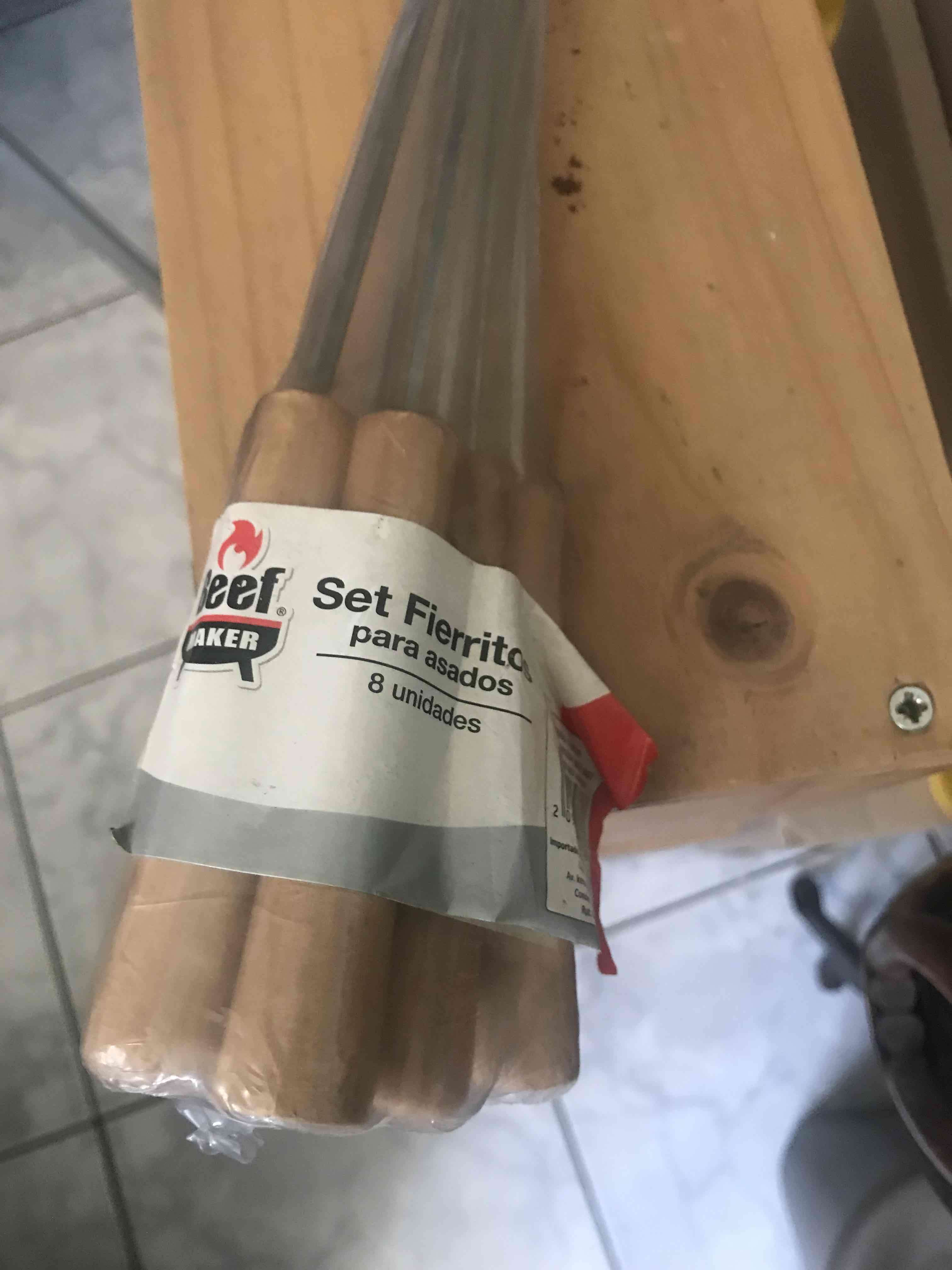 Set de fierritos para asados