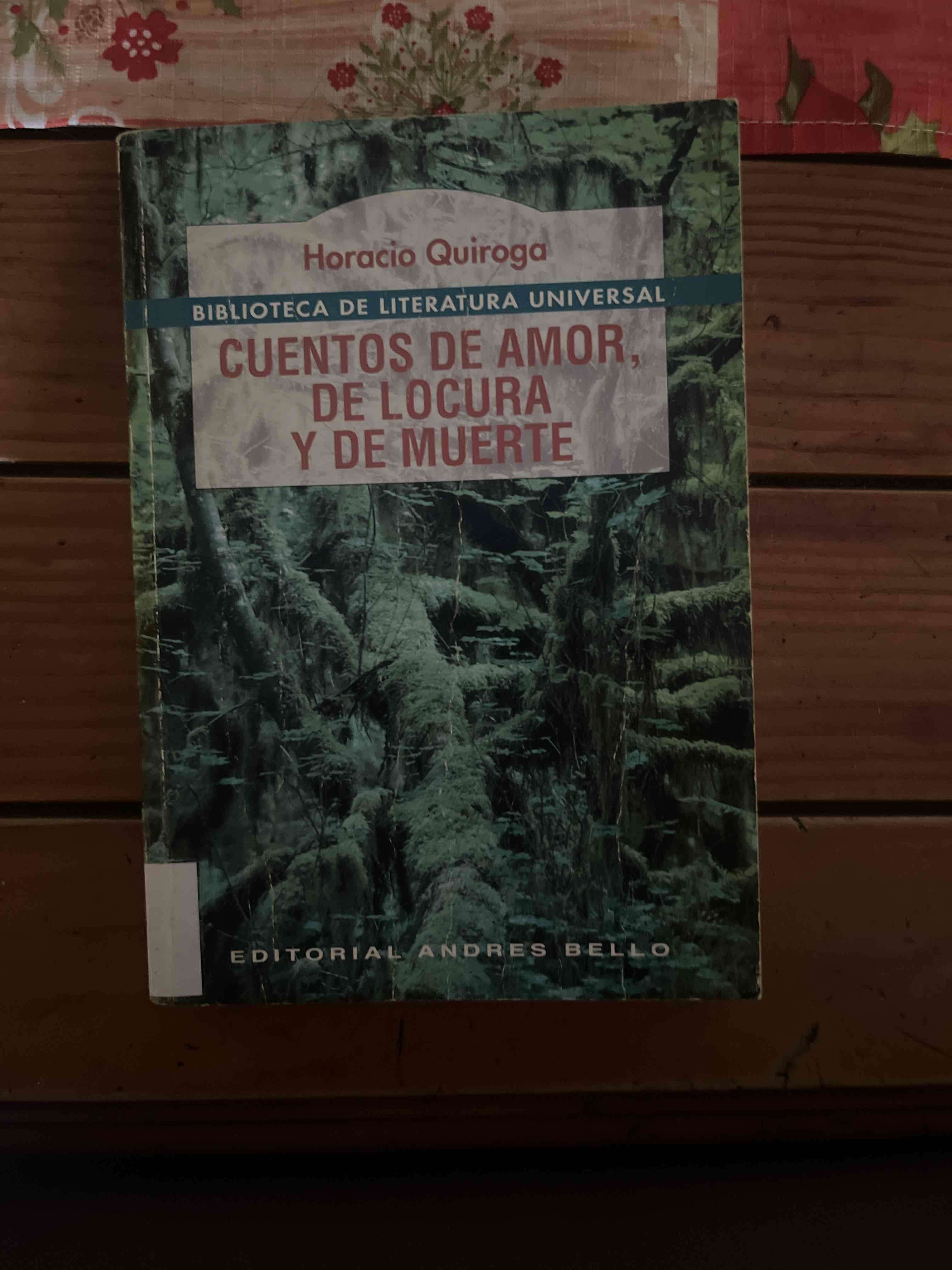 Libro Cuentos de amor, de locura y de muerte