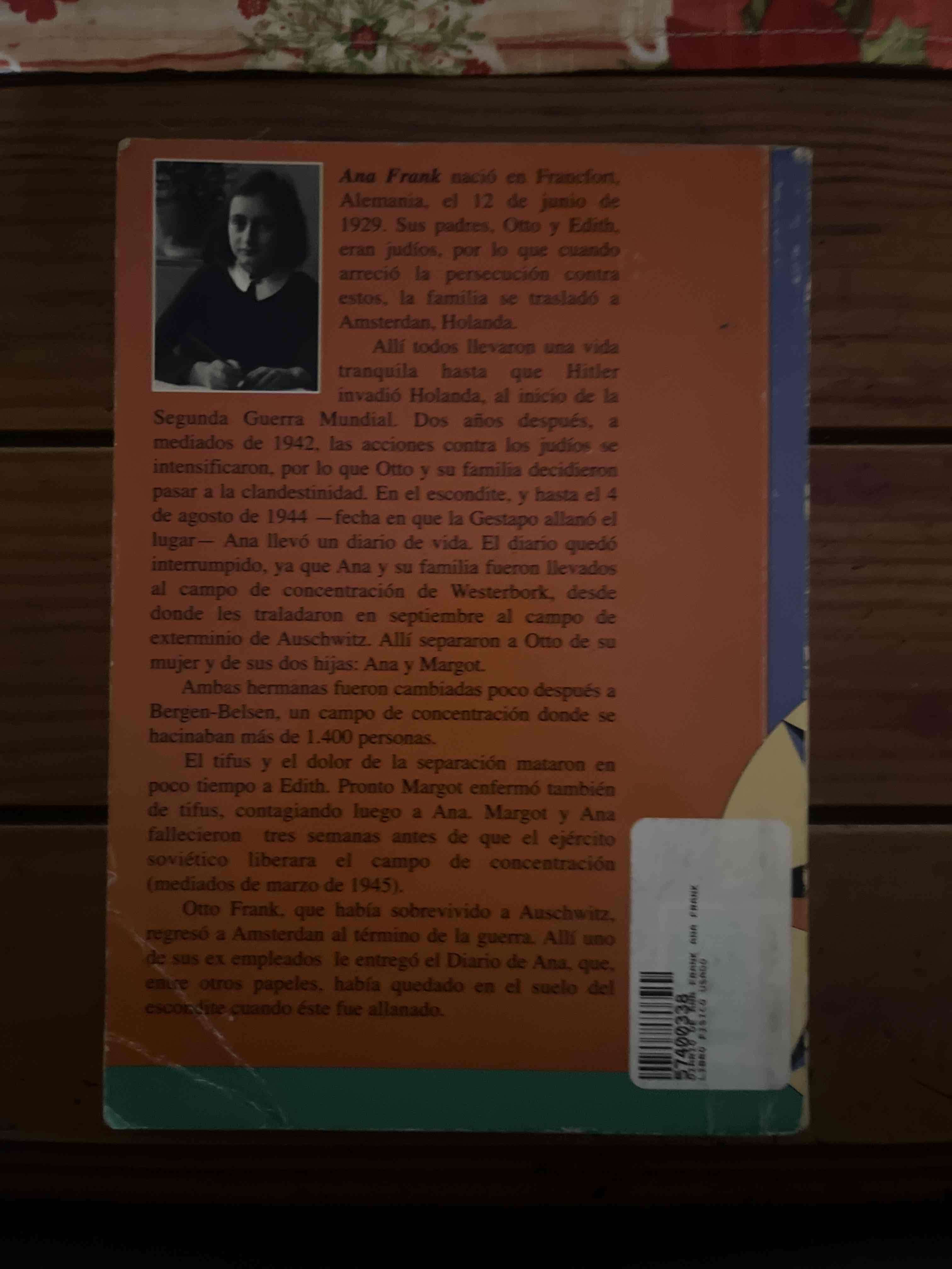 Diario de Ana Frank, libro usado - miniatura 2