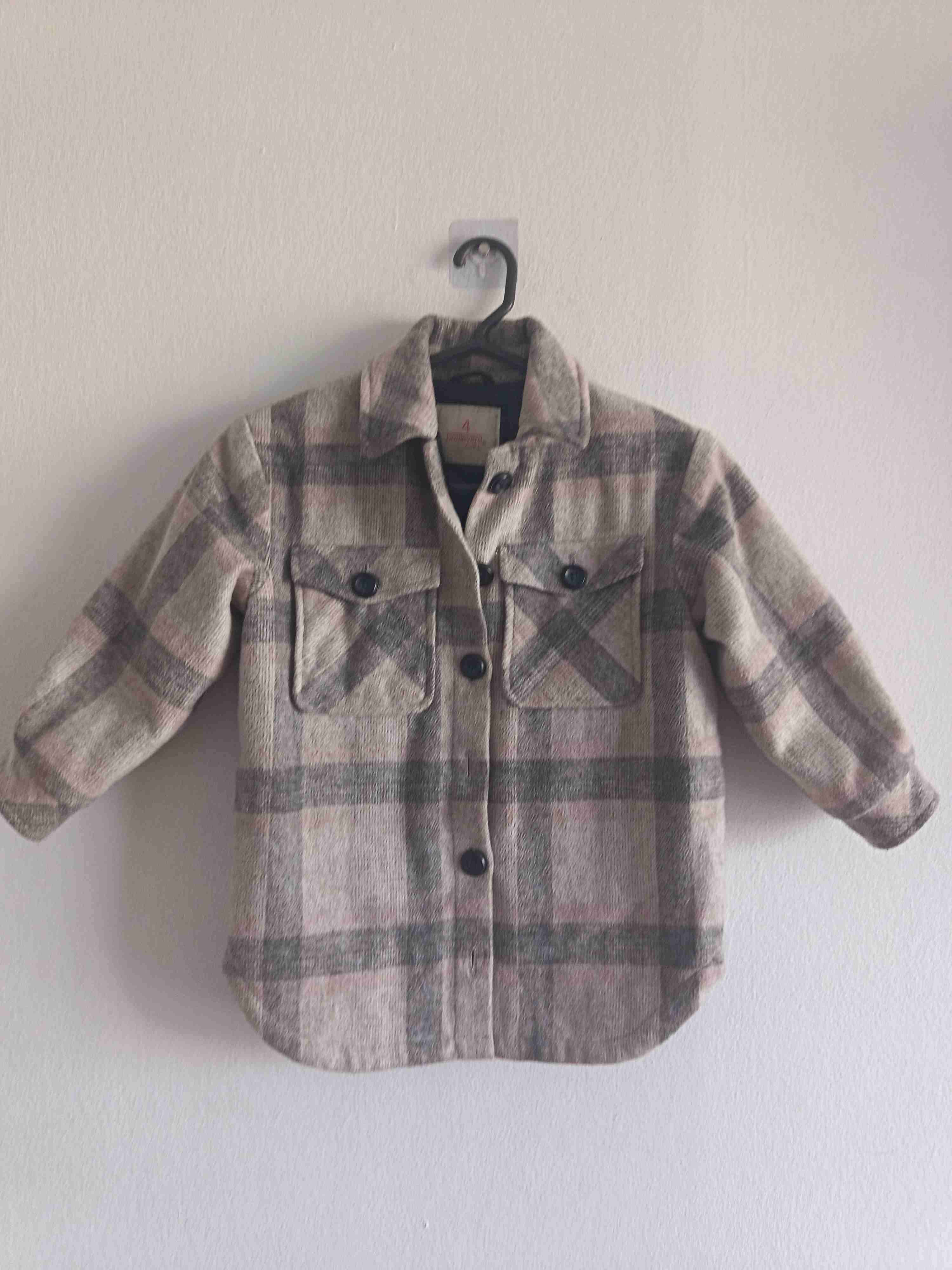 Chaqueta de cuadros infantil