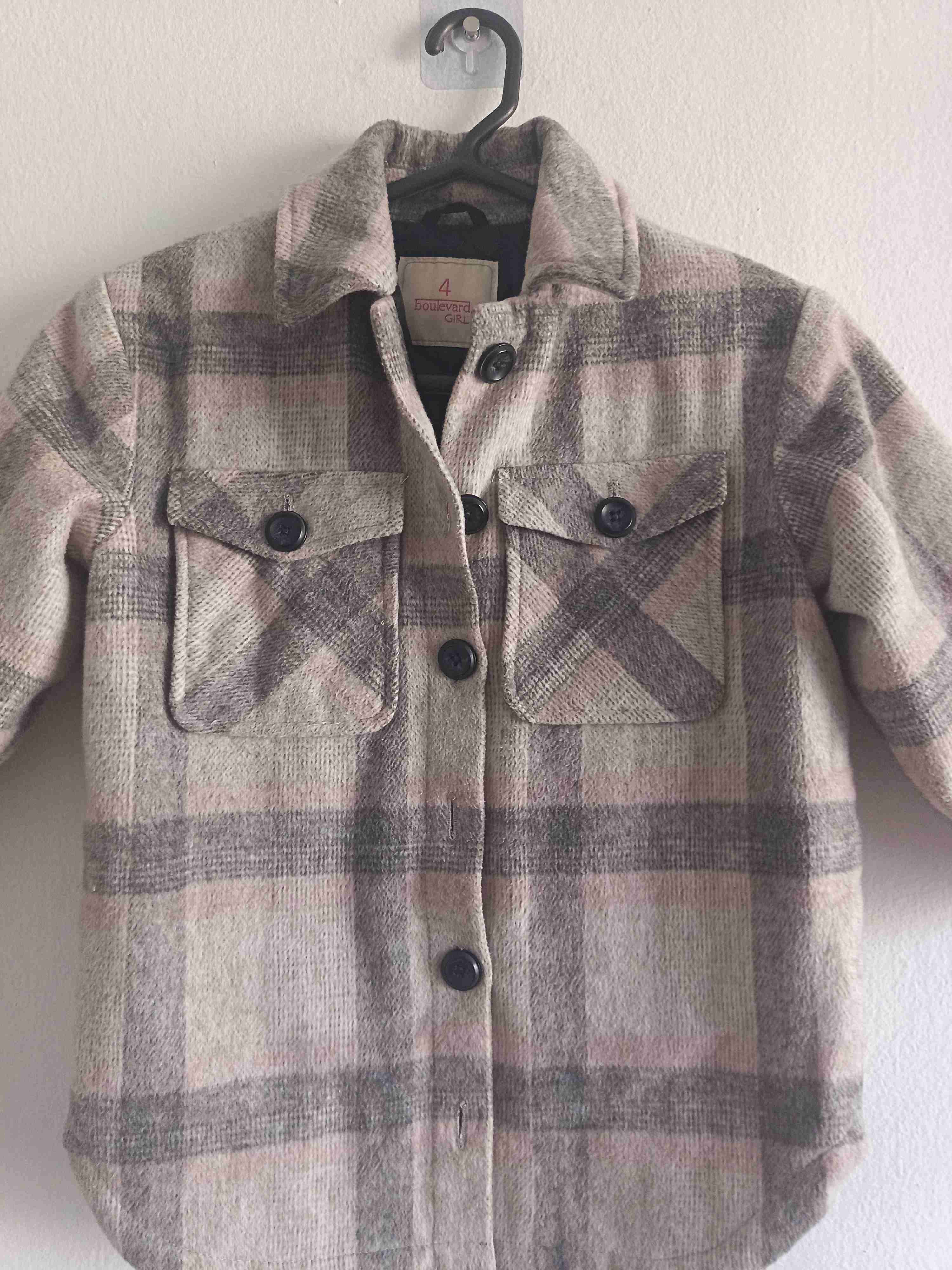 Chaqueta de cuadros infantil - miniatura 3