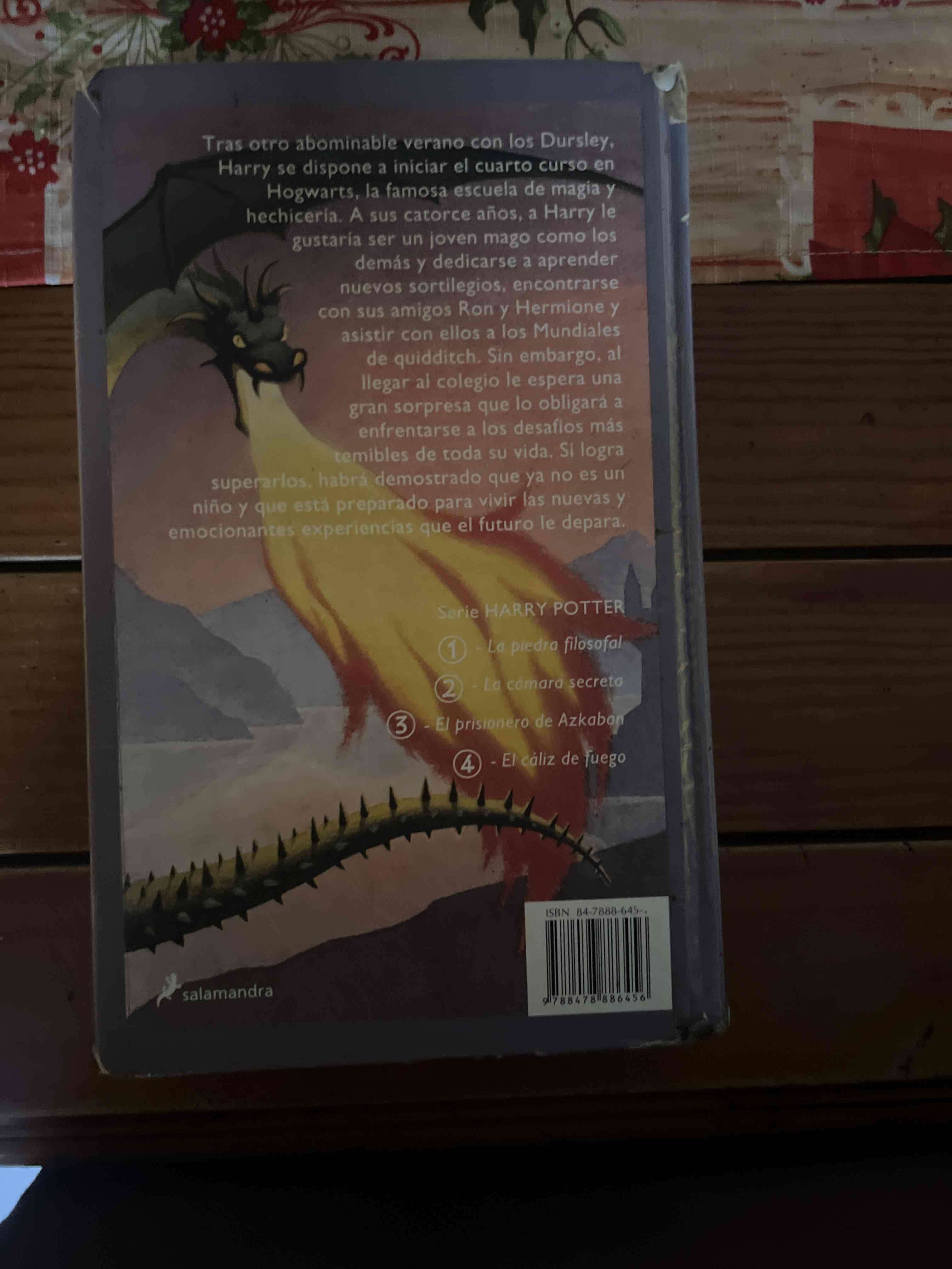 Libro Harry Potter y el cáliz de fuego - miniatura 2