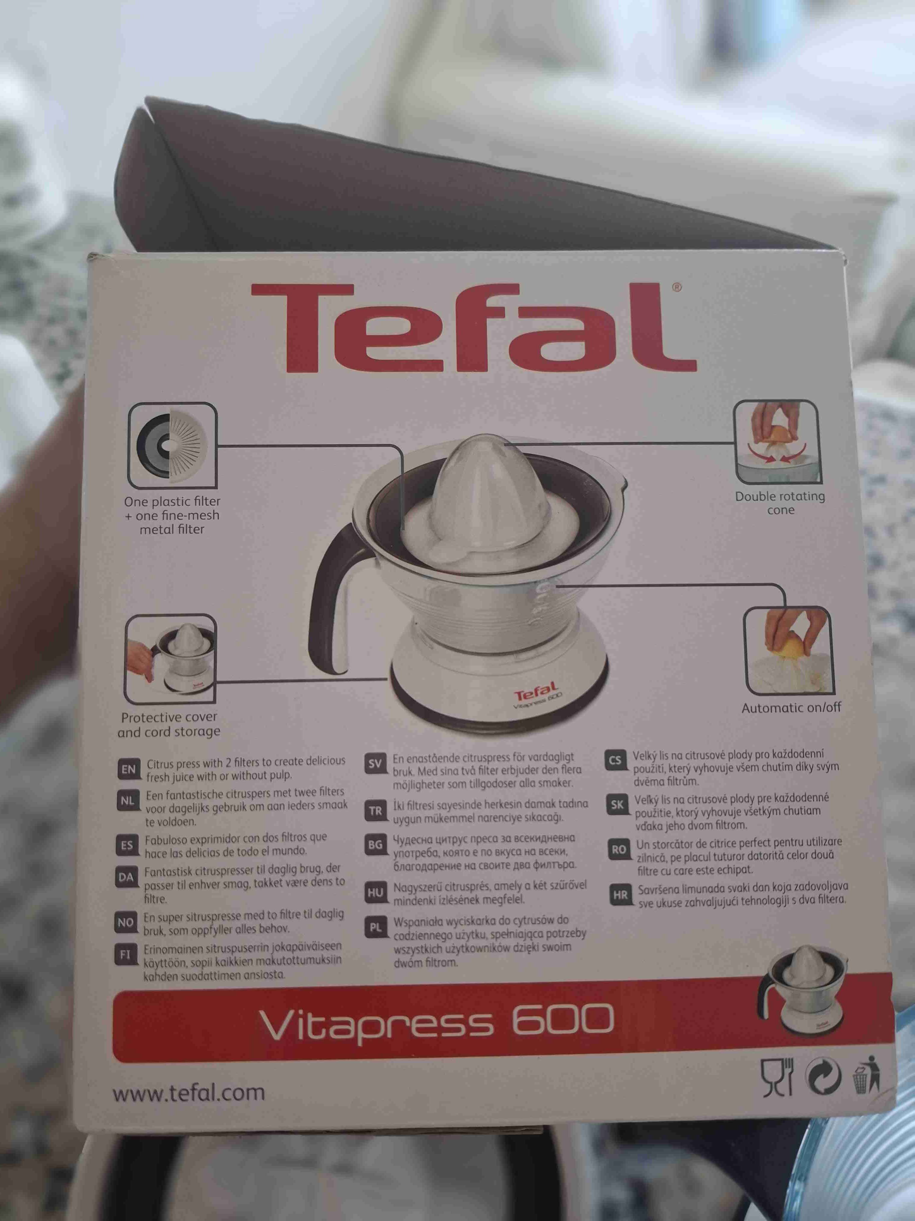 Exprimidor eléctrico Tefal Vitapress - miniatura 4