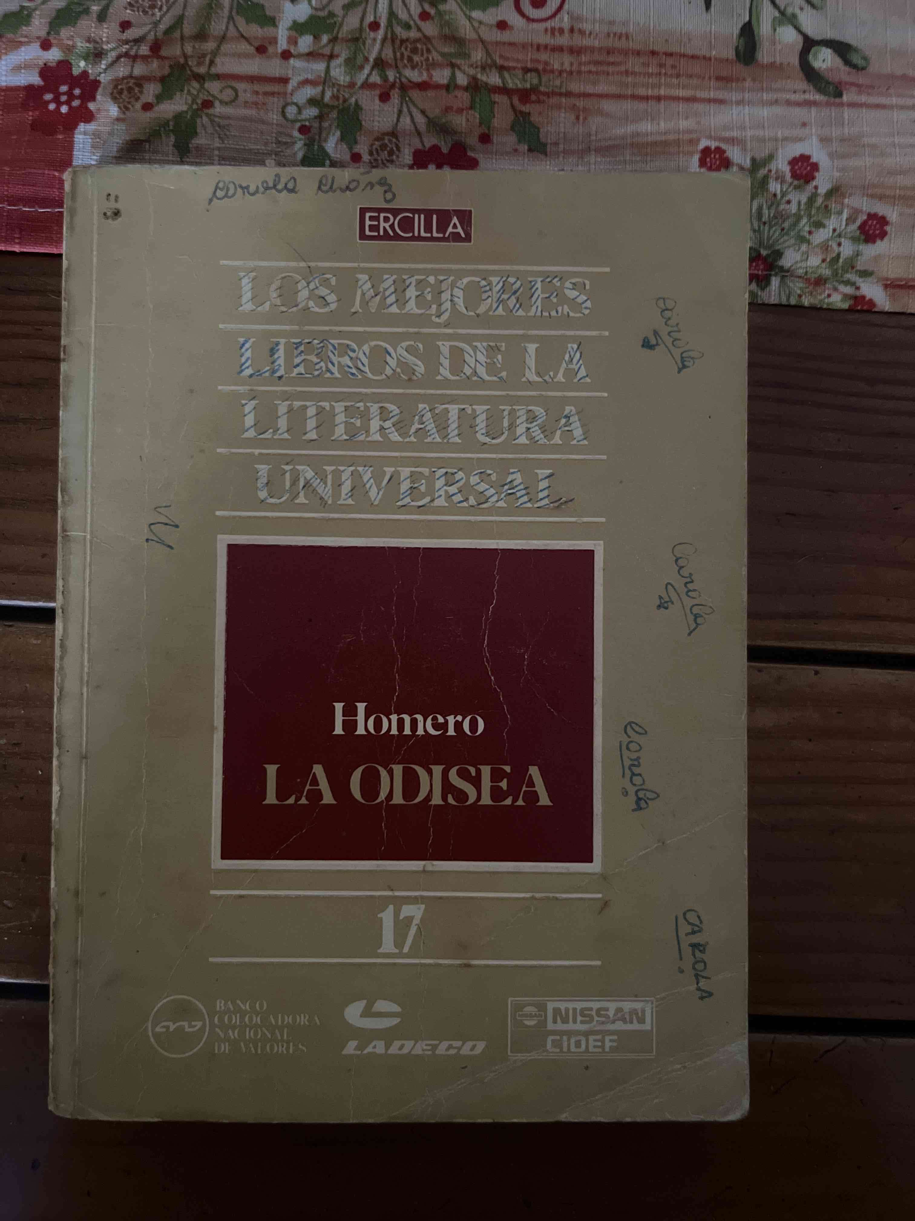 Libro Homero La Odisea