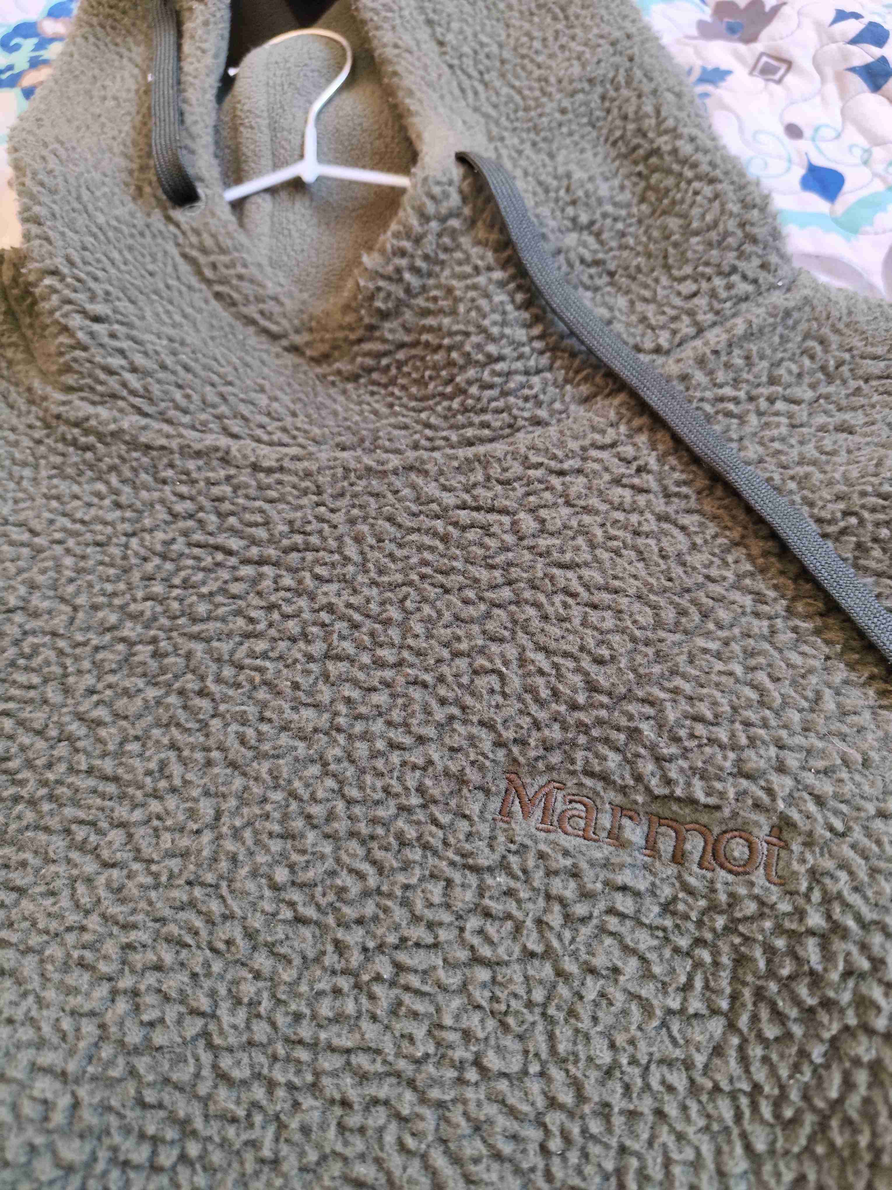 Polerón polar verde con capucha - miniatura 3