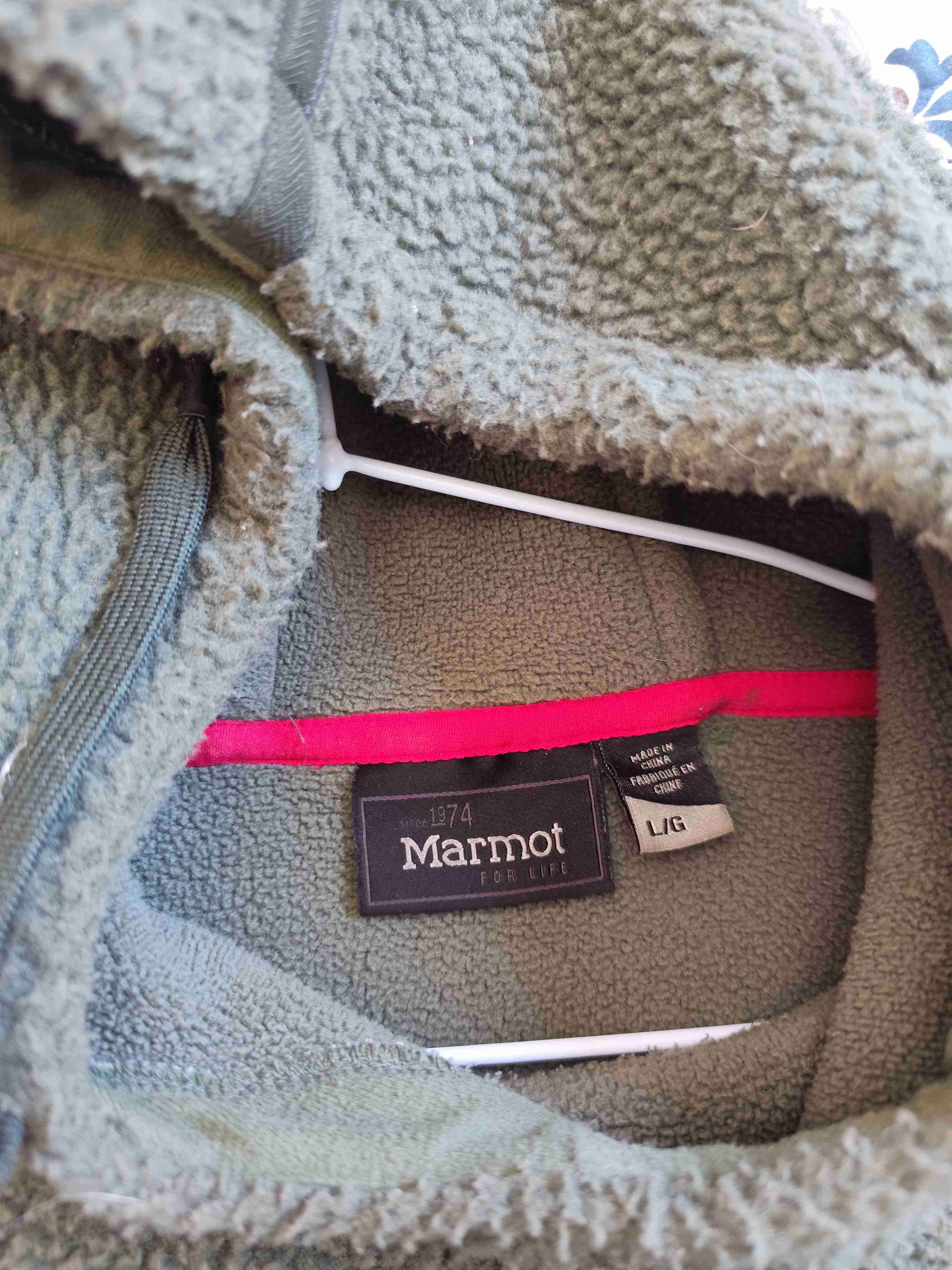 Polerón polar verde con capucha - miniatura 4