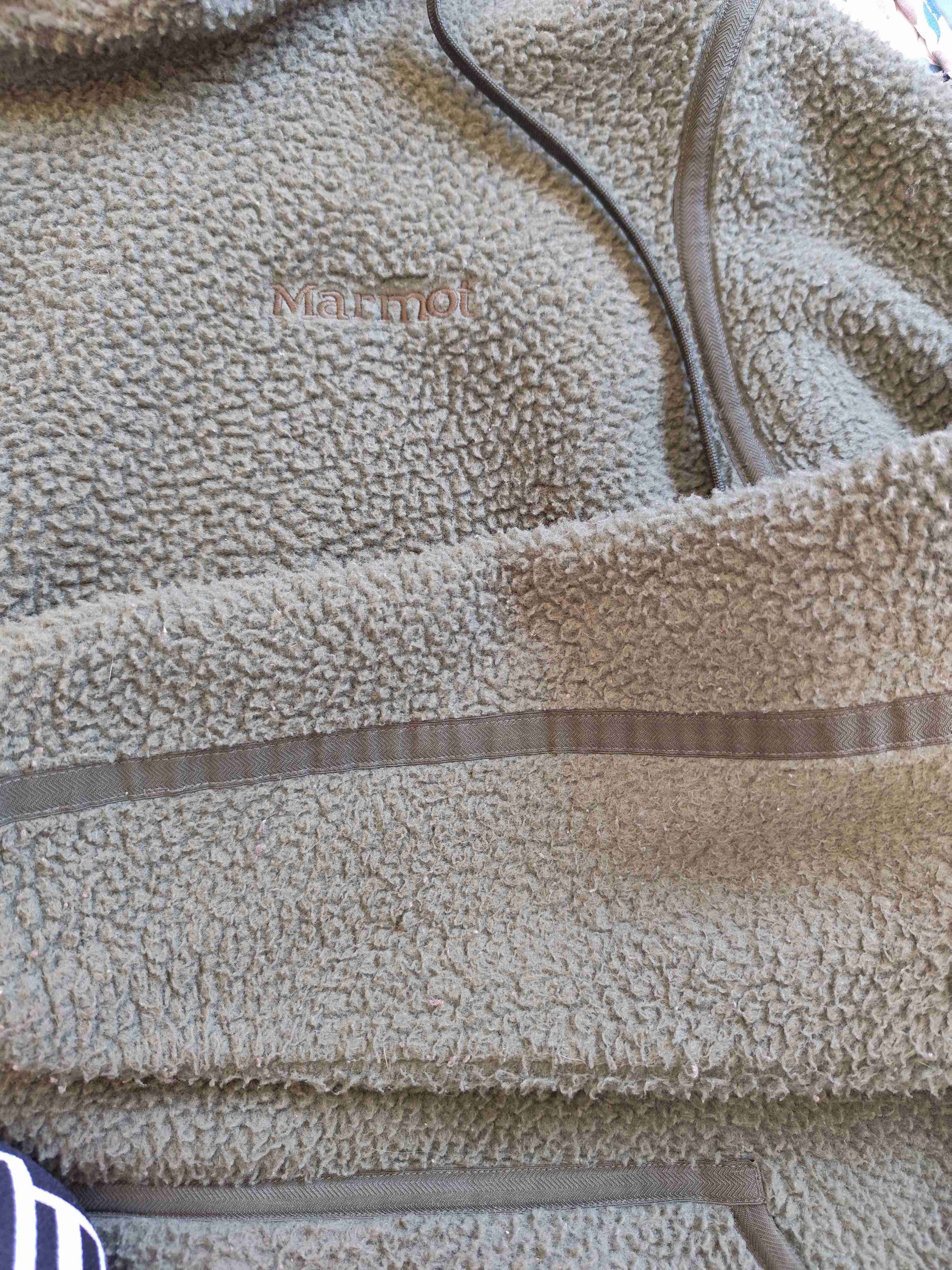 Polerón polar verde con capucha - miniatura 5