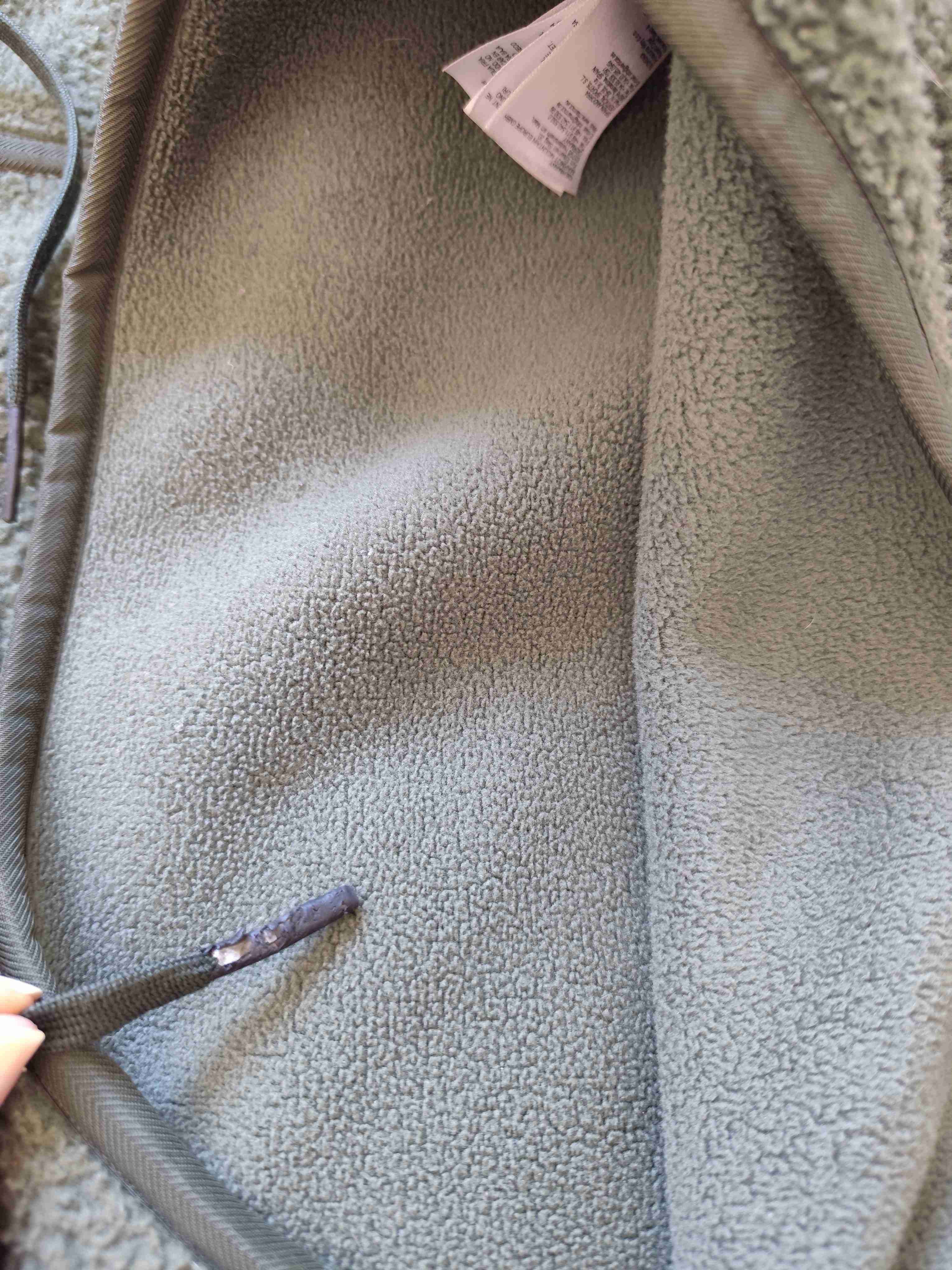 Polerón polar verde con capucha - miniatura 6