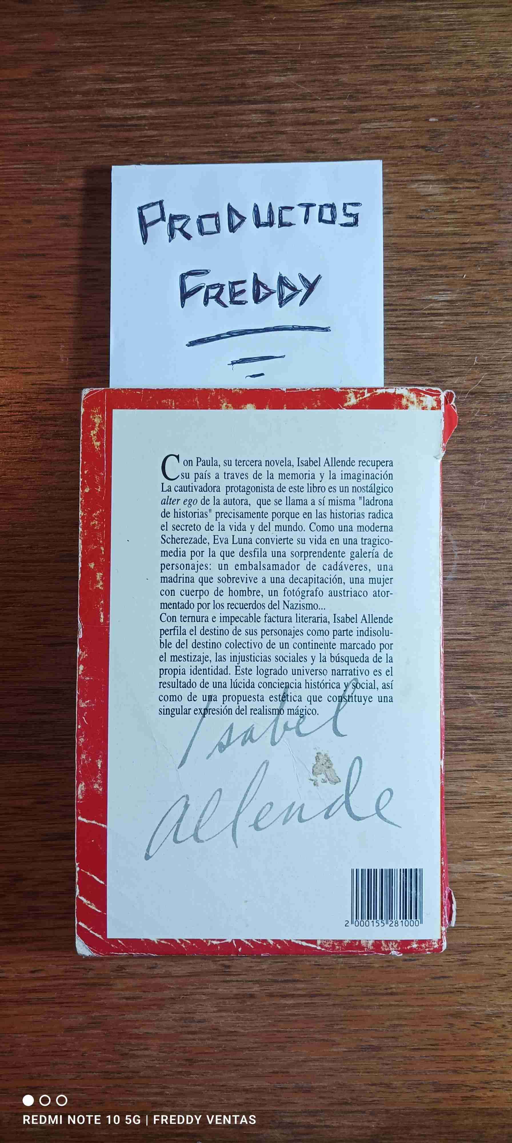 Libro Paula de Isabel Allende. Coleccionistas. - miniatura 2