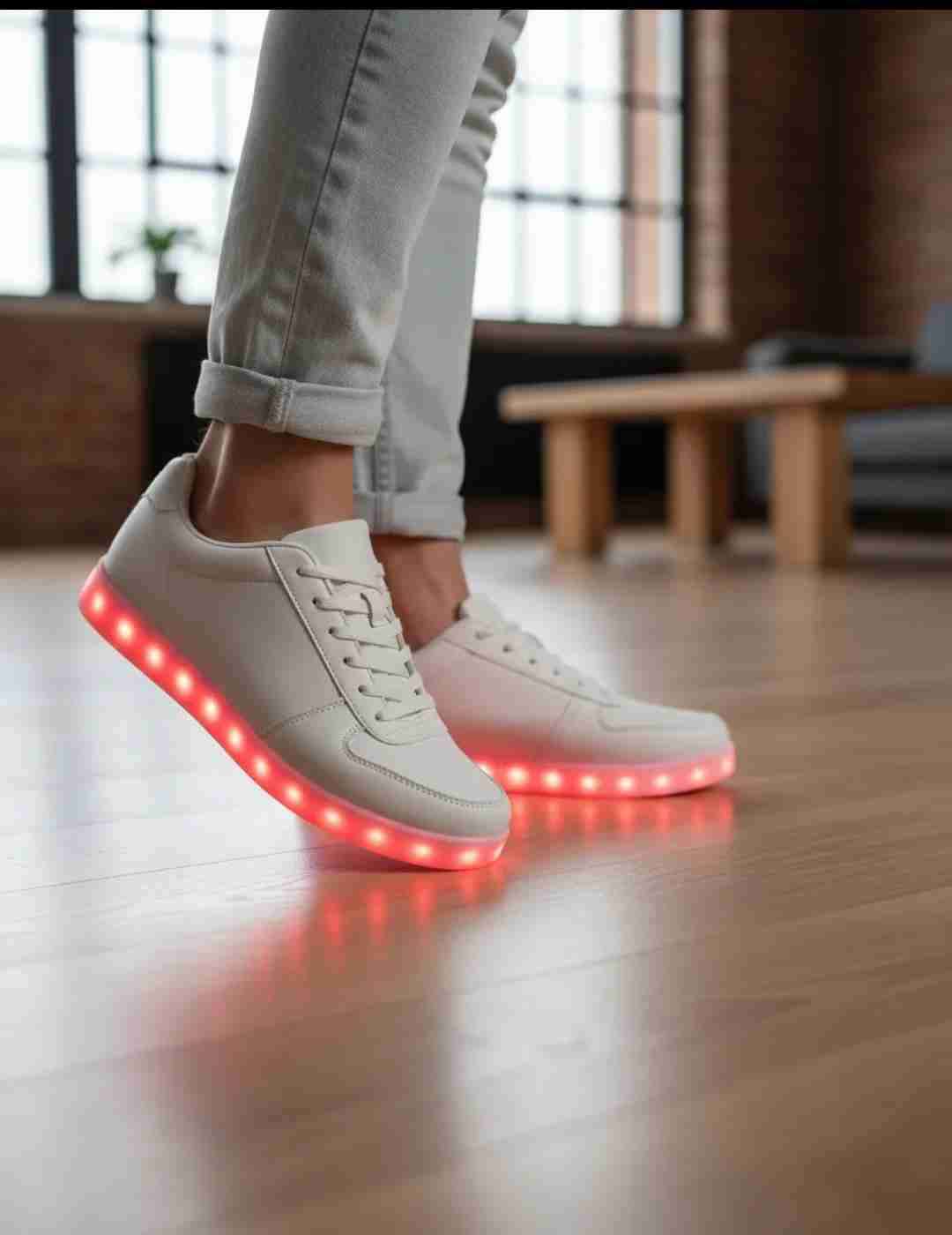 Zapatillas  Urbanas blancas C/Luces LED T: 39/40 - miniatura 3