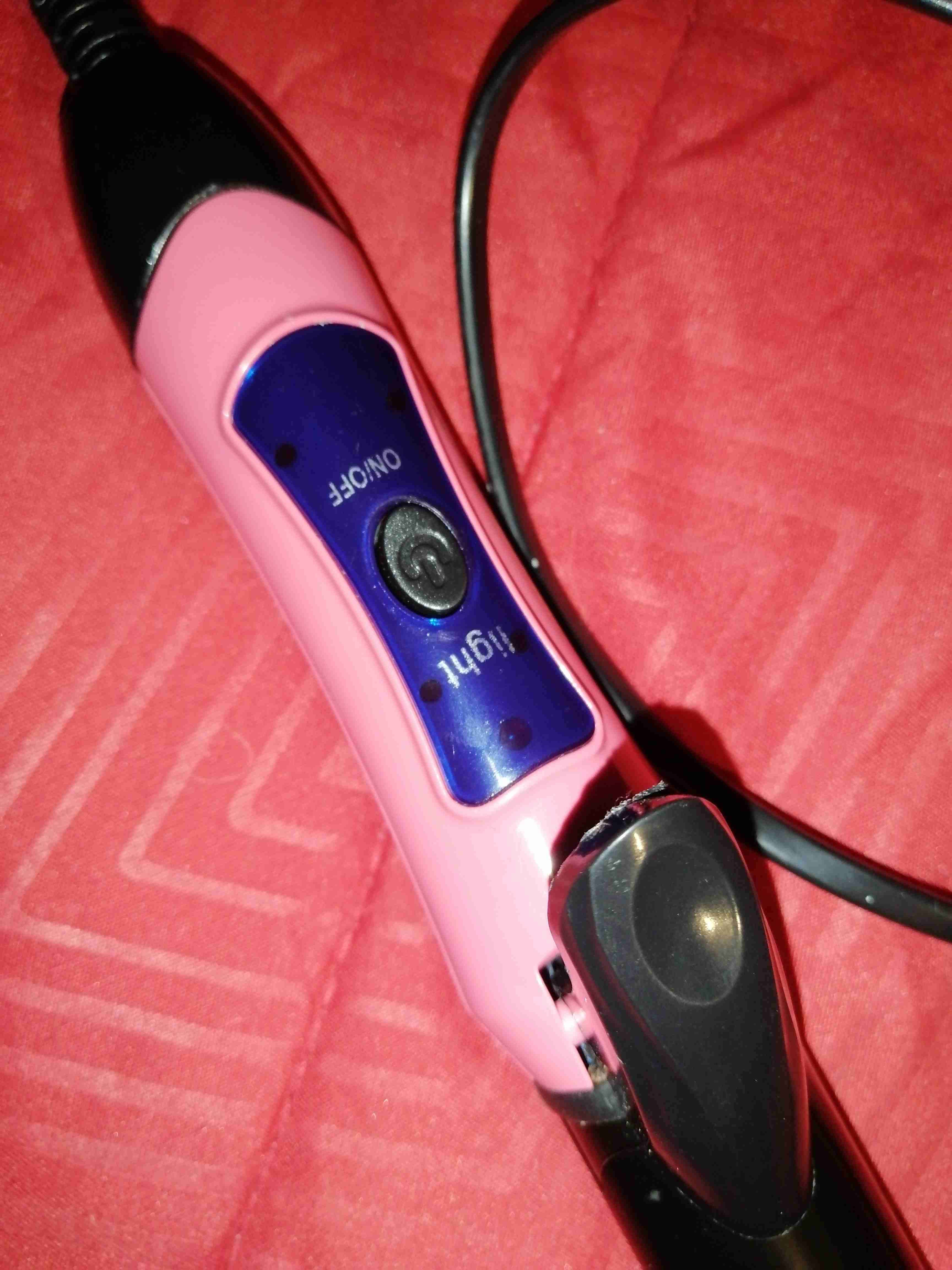 Rizador de pelo rosa y negro - miniatura 2