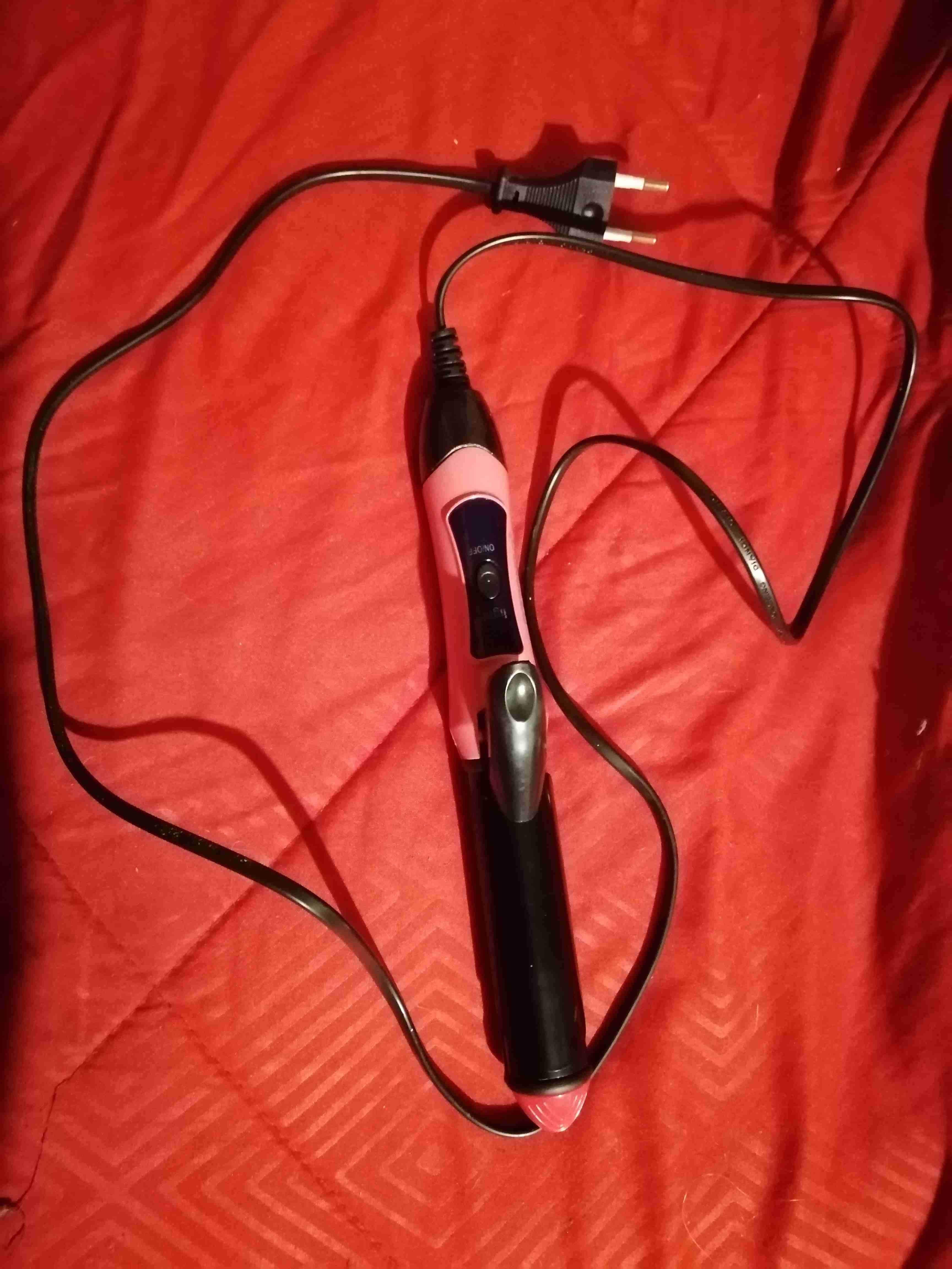 Rizador de pelo rosa y negro - miniatura 3