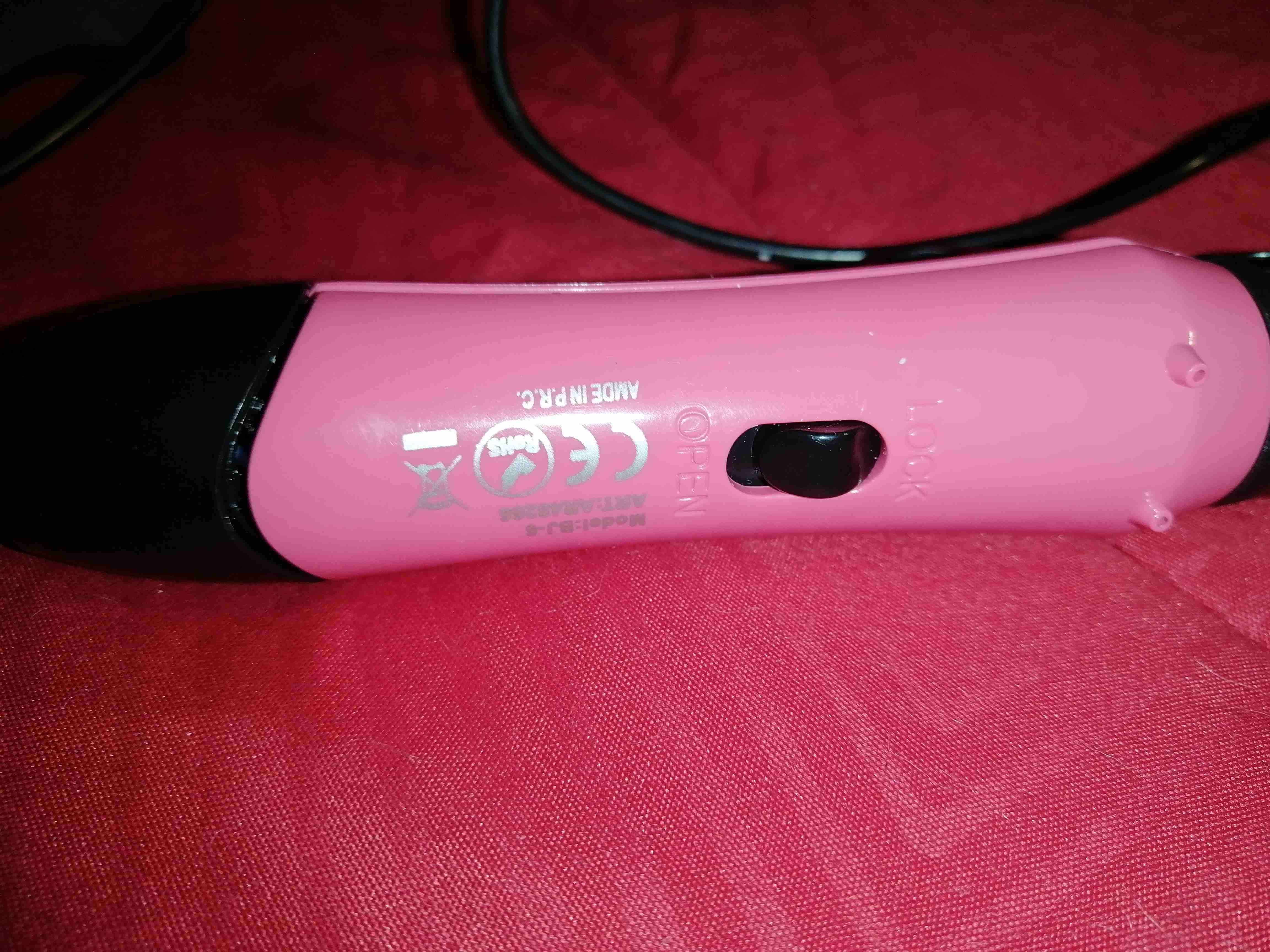 Rizador de pelo rosa y negro - miniatura 4