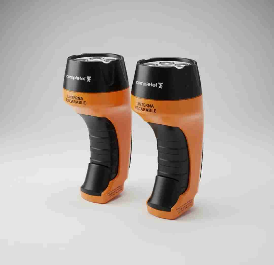 Set De 2 Linterna de mano Naranja SEC - miniatura 3