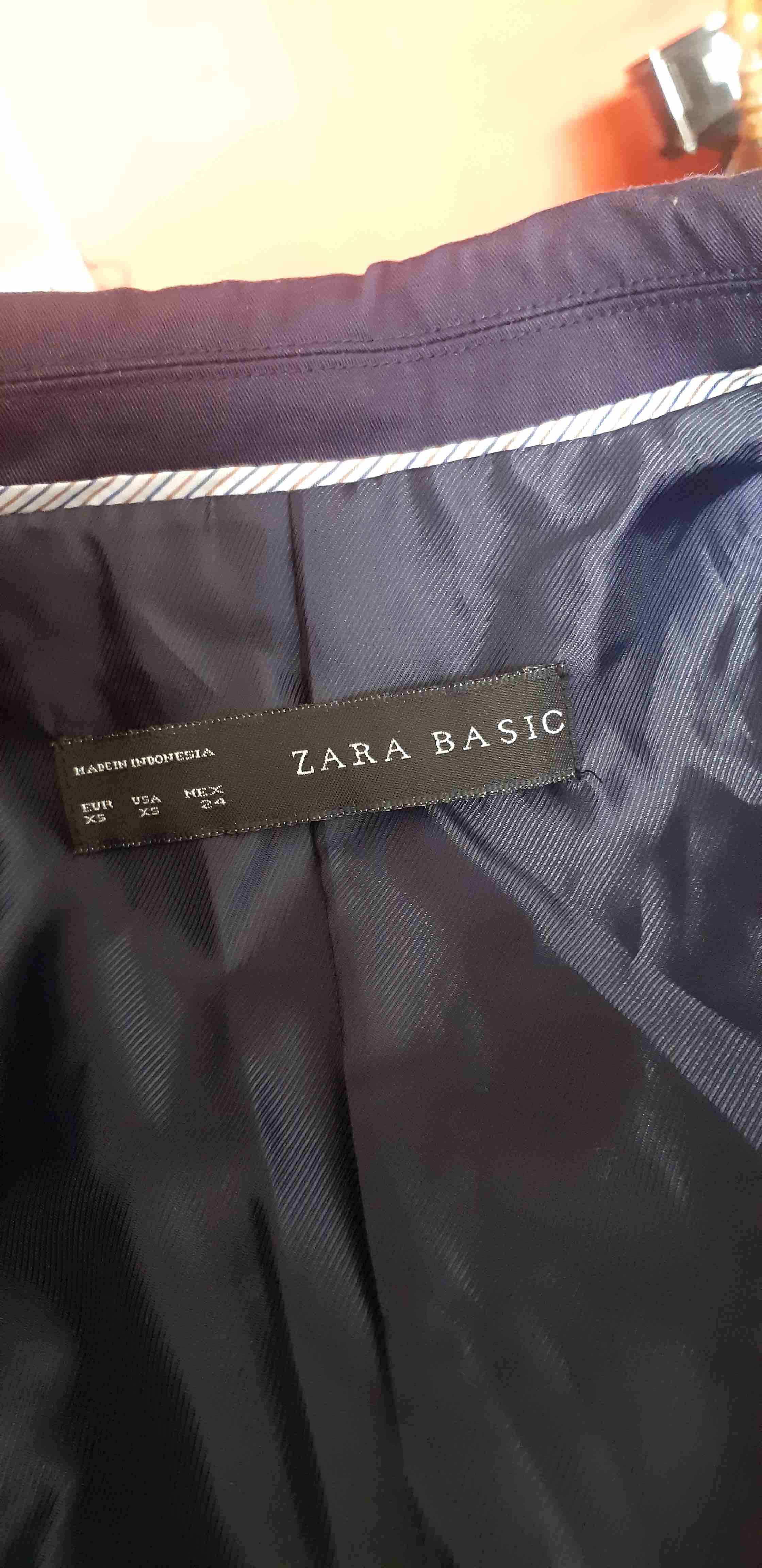Blazer morado Zara Basic - miniatura 4