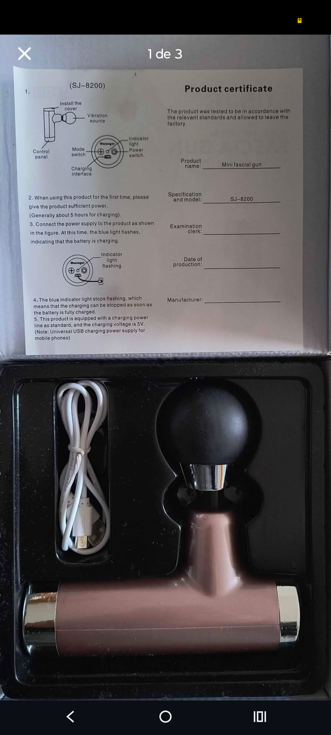 Mini pistola de masaje multifuncional - miniatura 2