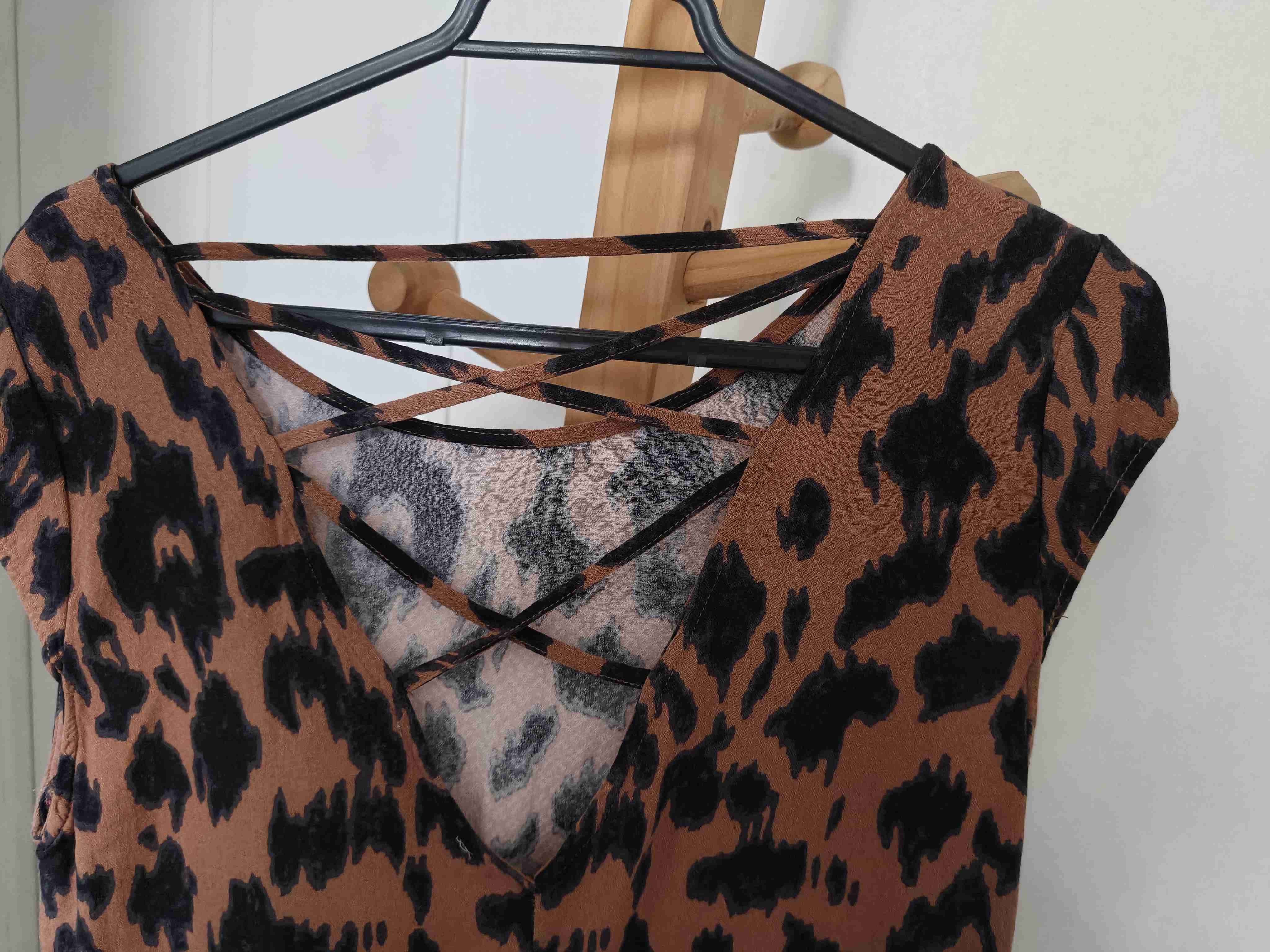 Vestido animal print Basement - miniatura 3