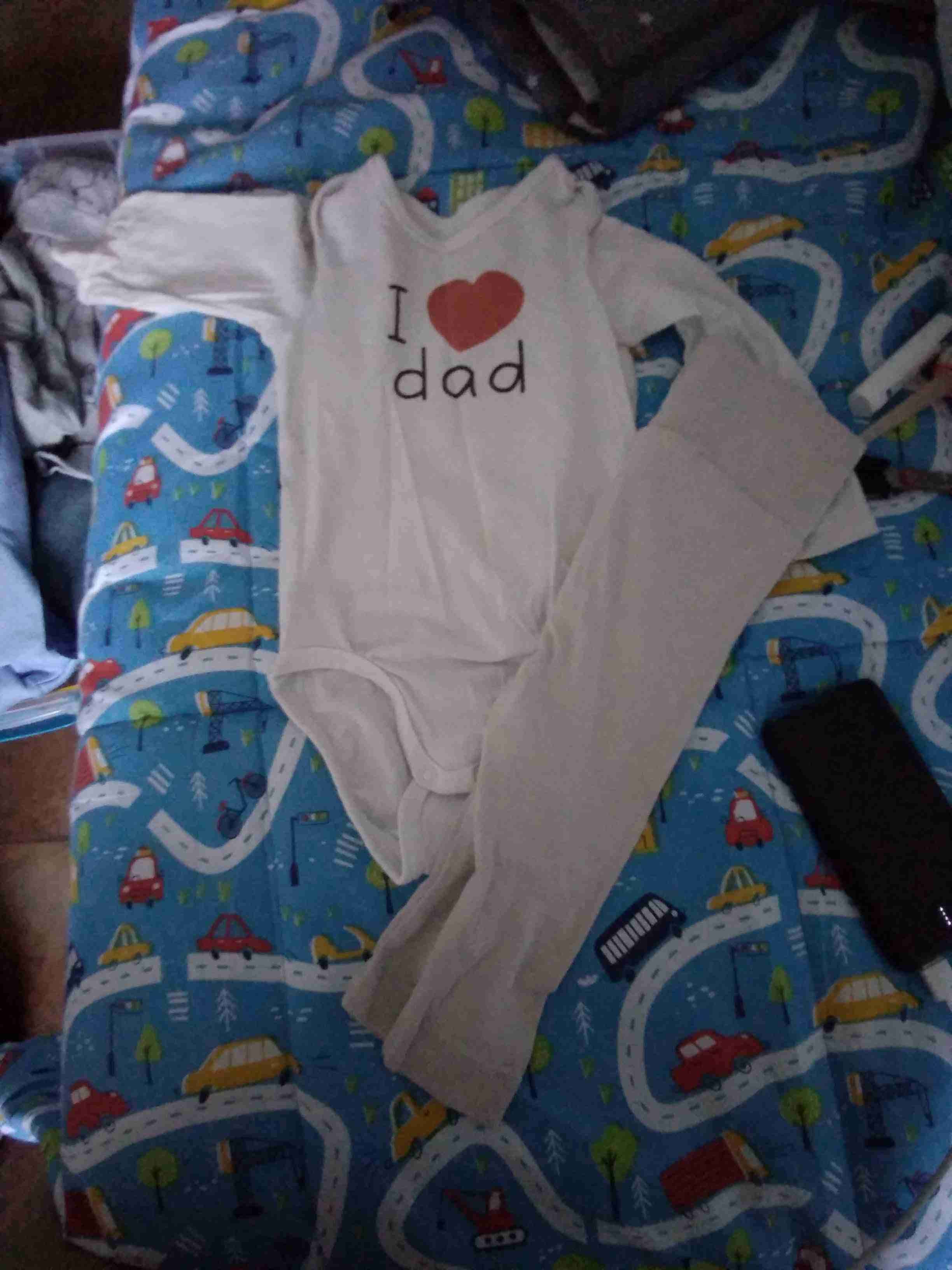 Body bebé blanco 'I love dad'